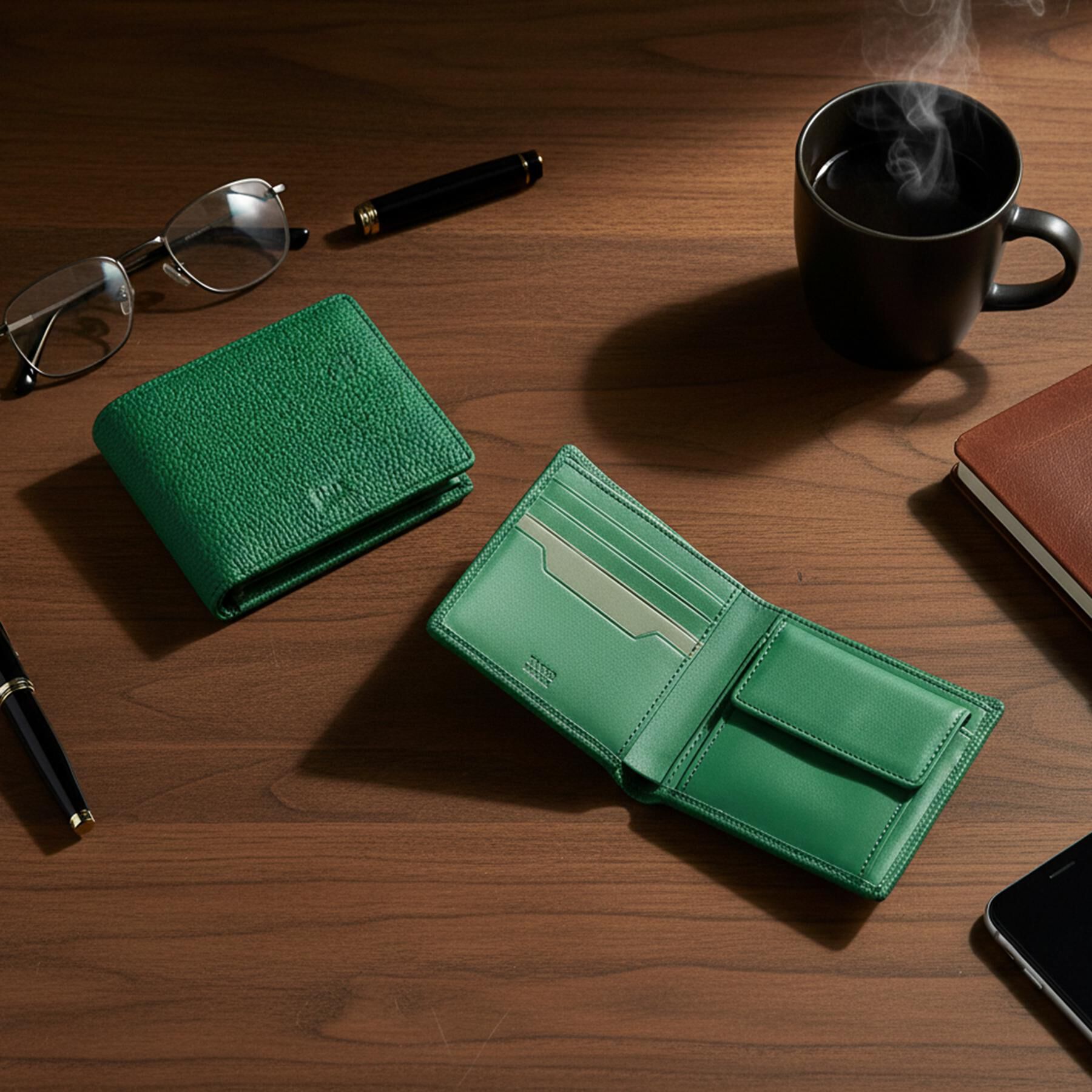 【タケオキクチ/TAKEO KIKUCHI】 ソフトシュリンクレザー二つ折り財布