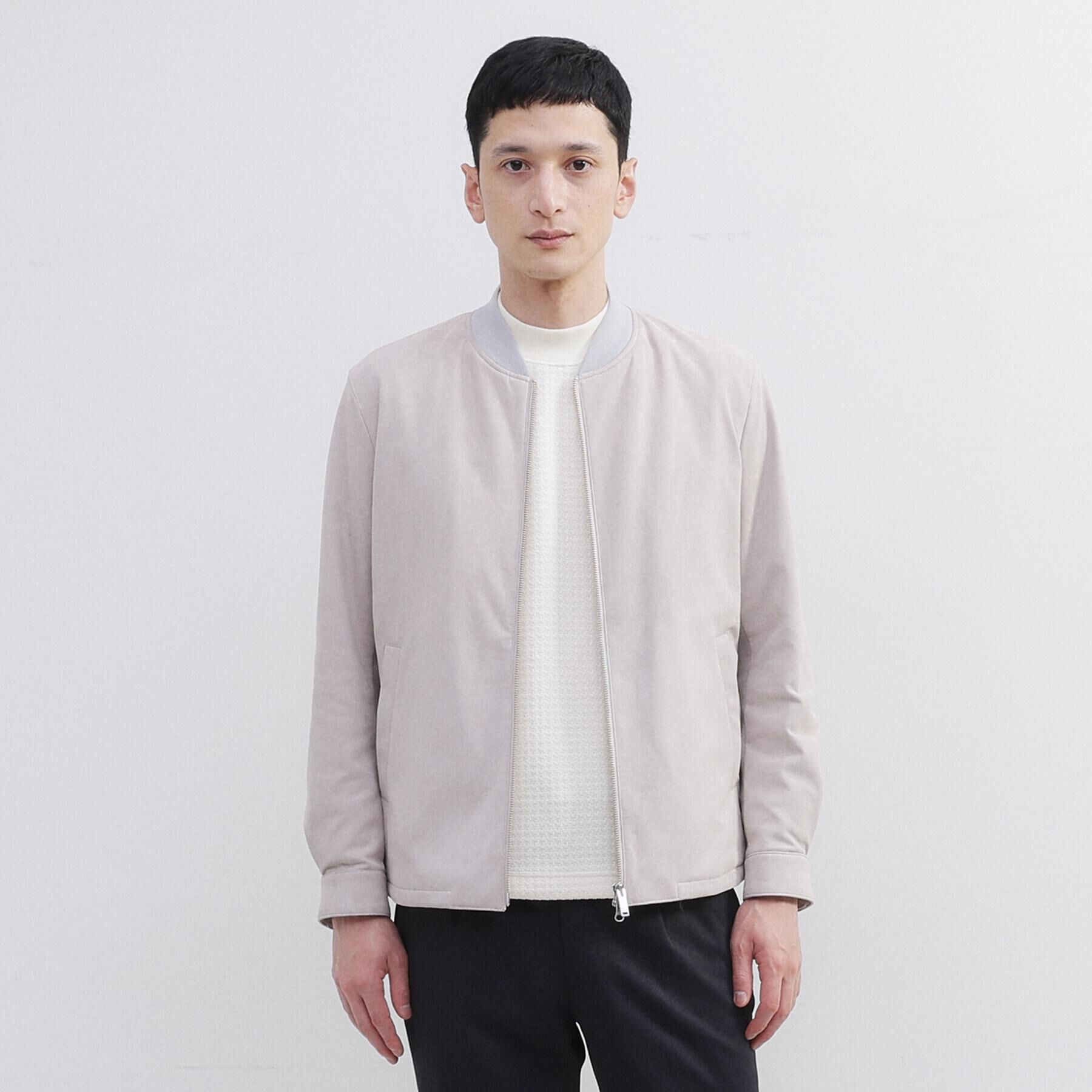 【タケオキクチ/TAKEO KIKUCHI】 アマレッタ（R）スウェード MA−1 ブルゾン