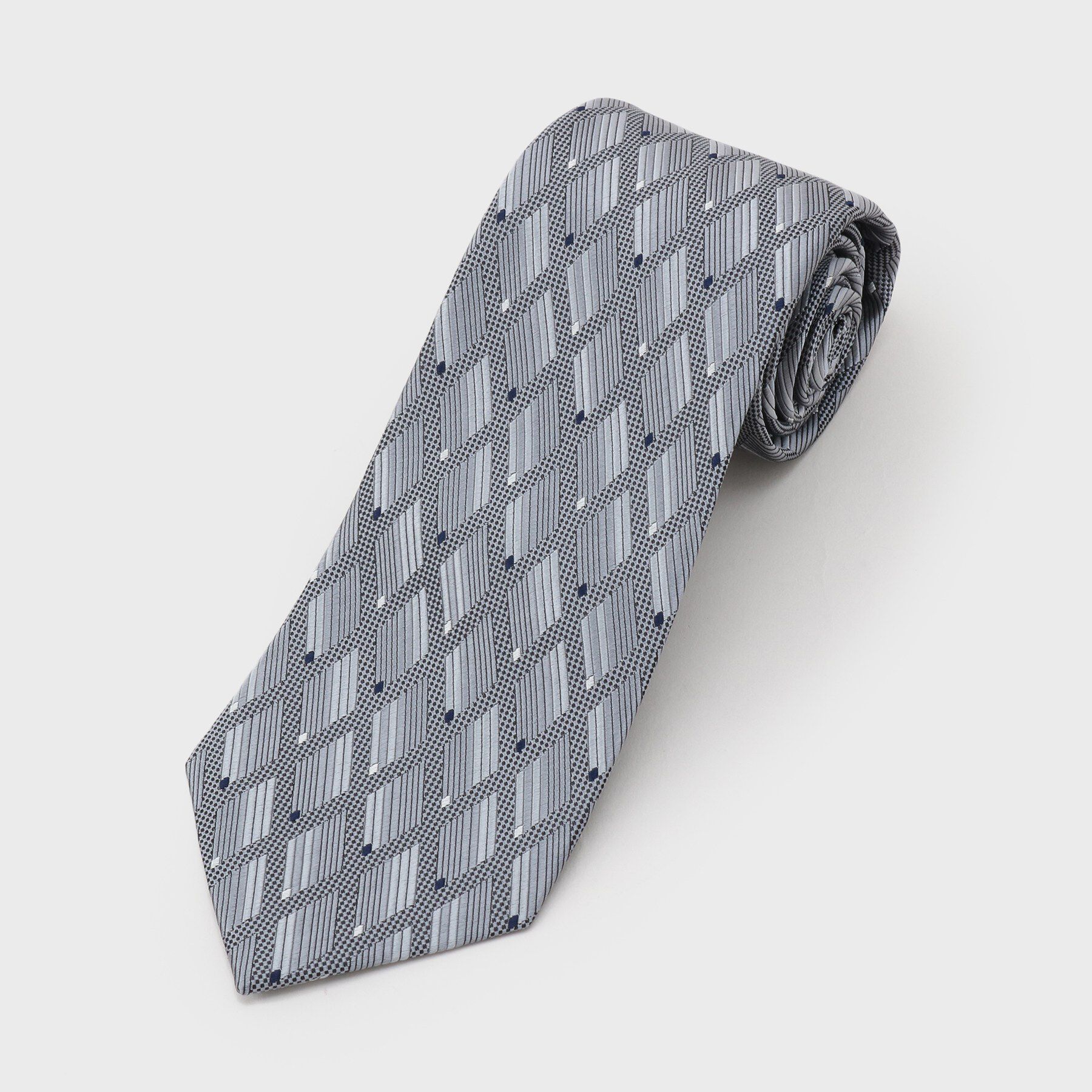 【タケオキクチ/TAKEO KIKUCHI】 【縁起の良いネクタイ】PNJ 菱紋ネクタイ