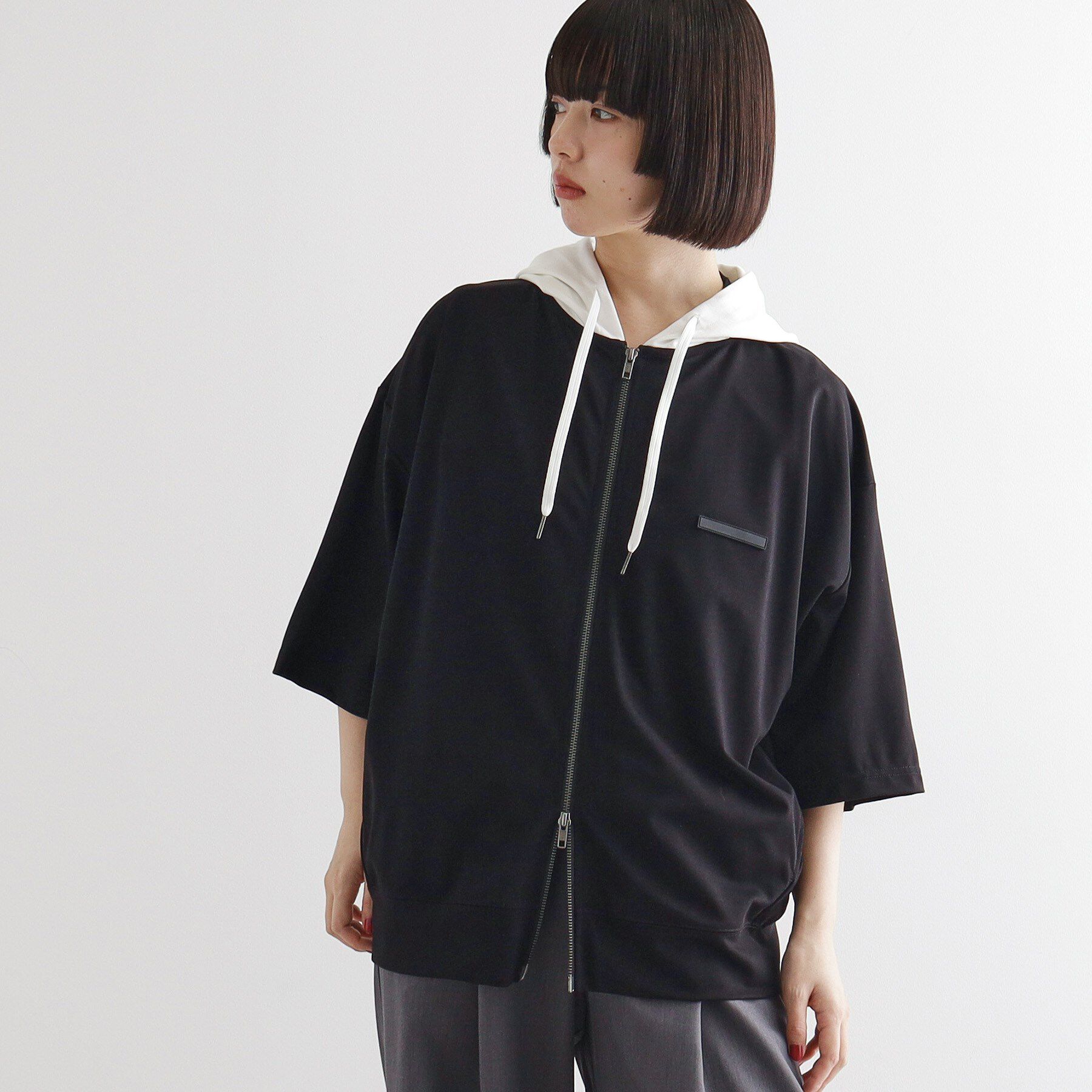 【ティーケー　タケオキクチ/tk.TAKEO KIKUCHI】 オーバージップパーカ