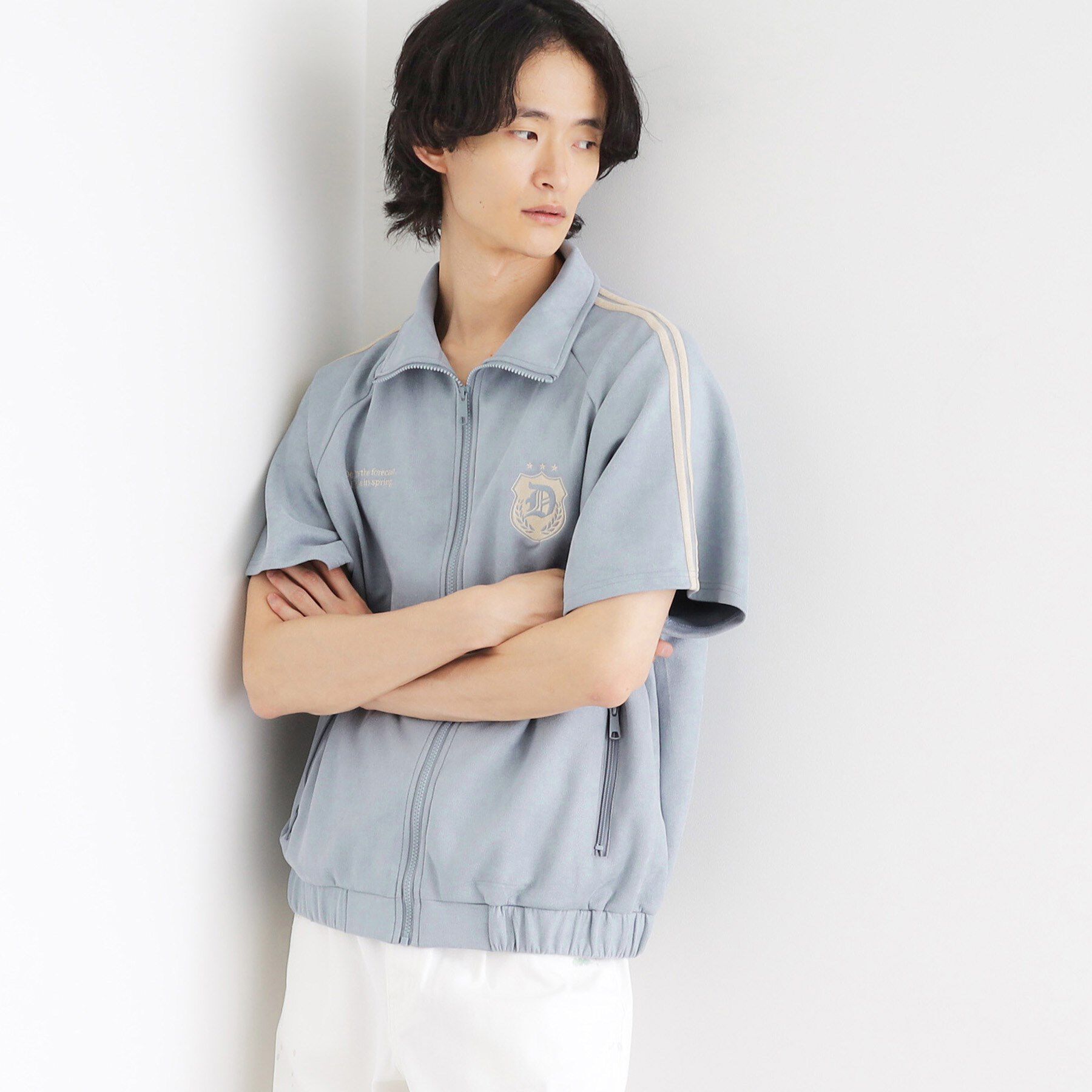 【ティーケー　タケオキクチ/tk.TAKEO KIKUCHI】 スエードライクトラックジャケット