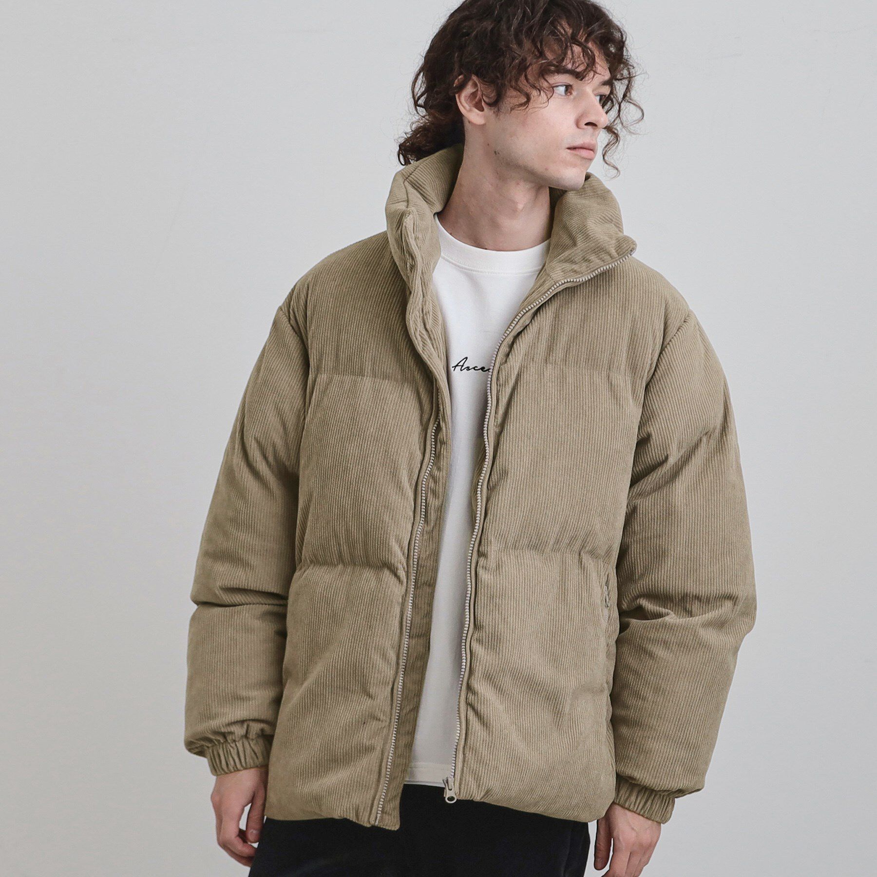 人気メンズファッション|【ティーケー　タケオキクチ/tk.TAKEO KIKUCHI】 中綿スタンドコーデュロイブルゾン