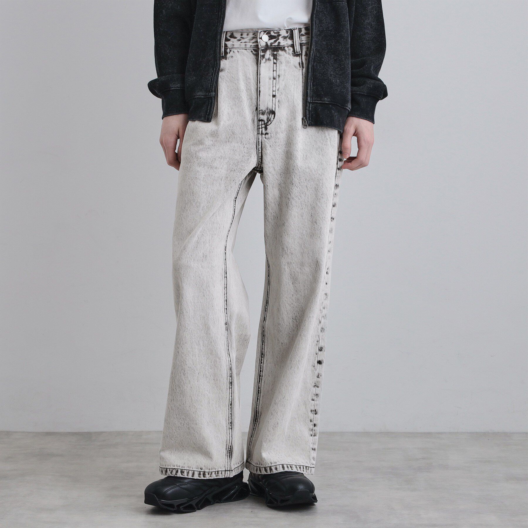 人気ファッションメンズ|【ティーケー タケオキクチ/tk.TAKEO KIKUCHI】 ワイドストレートレッグデニム