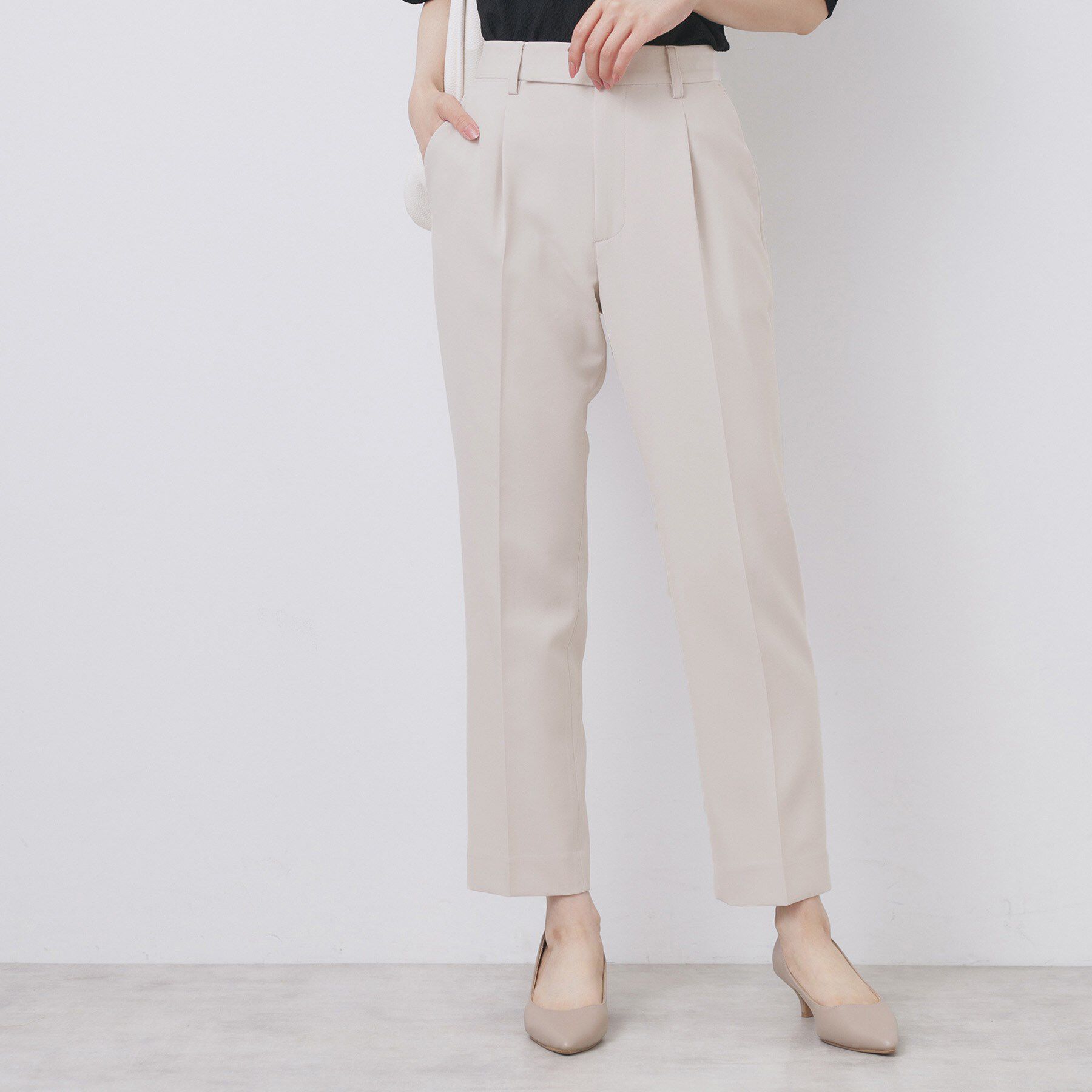 モテ系ファッションメンズ|【インデックス/index】 《XS-LLサイズ》ストレッチテーパードパンツ/セットアップ対応【洗濯機洗い可/イージーアイロン/防