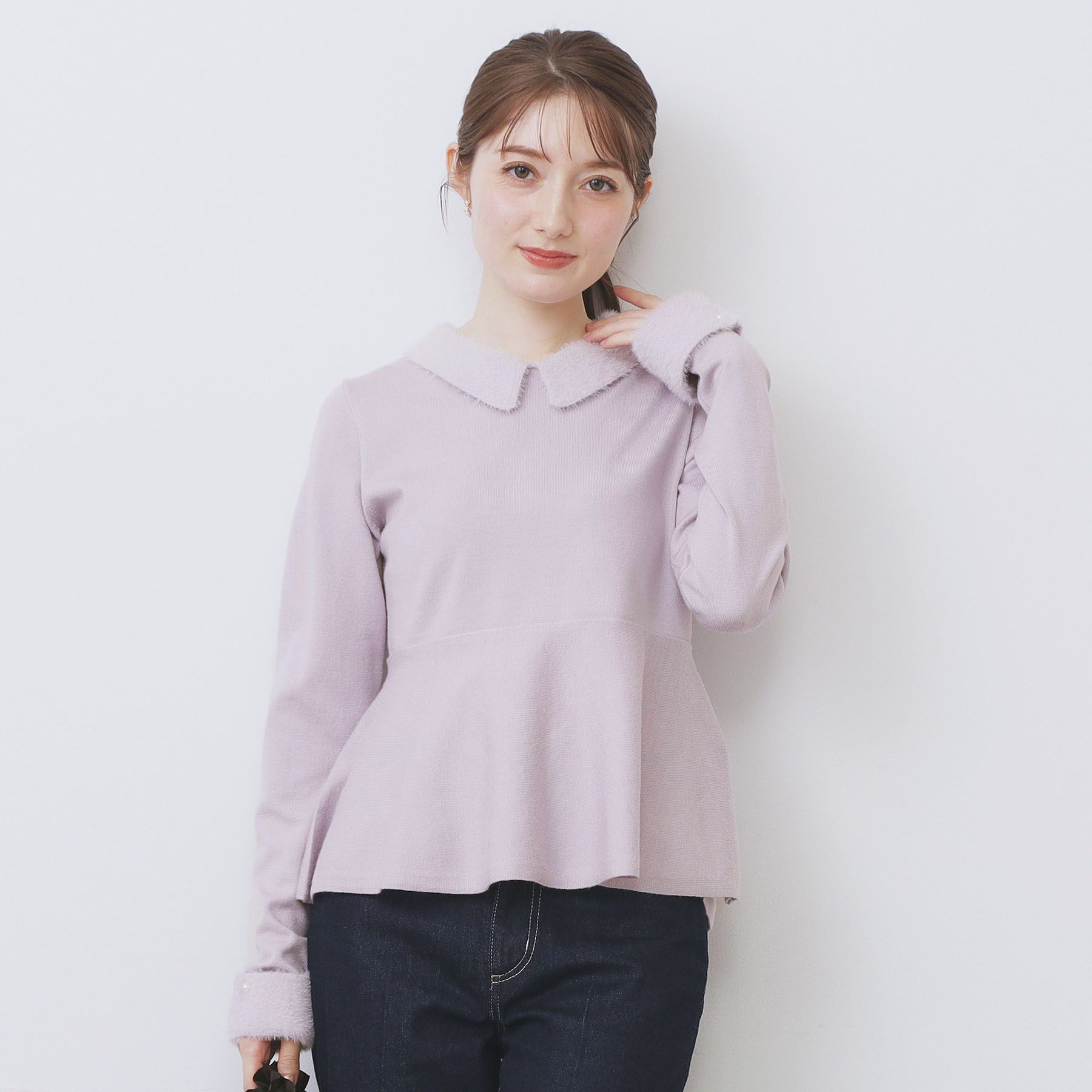 ペプラムアシメニットプルオーバー（SNIDEL）｜ルミネのファッション