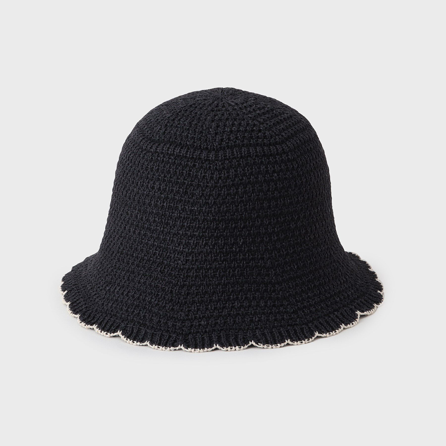 【オペークドットクリップ/OPAQUE.CLIP】 スカラップバケットハット