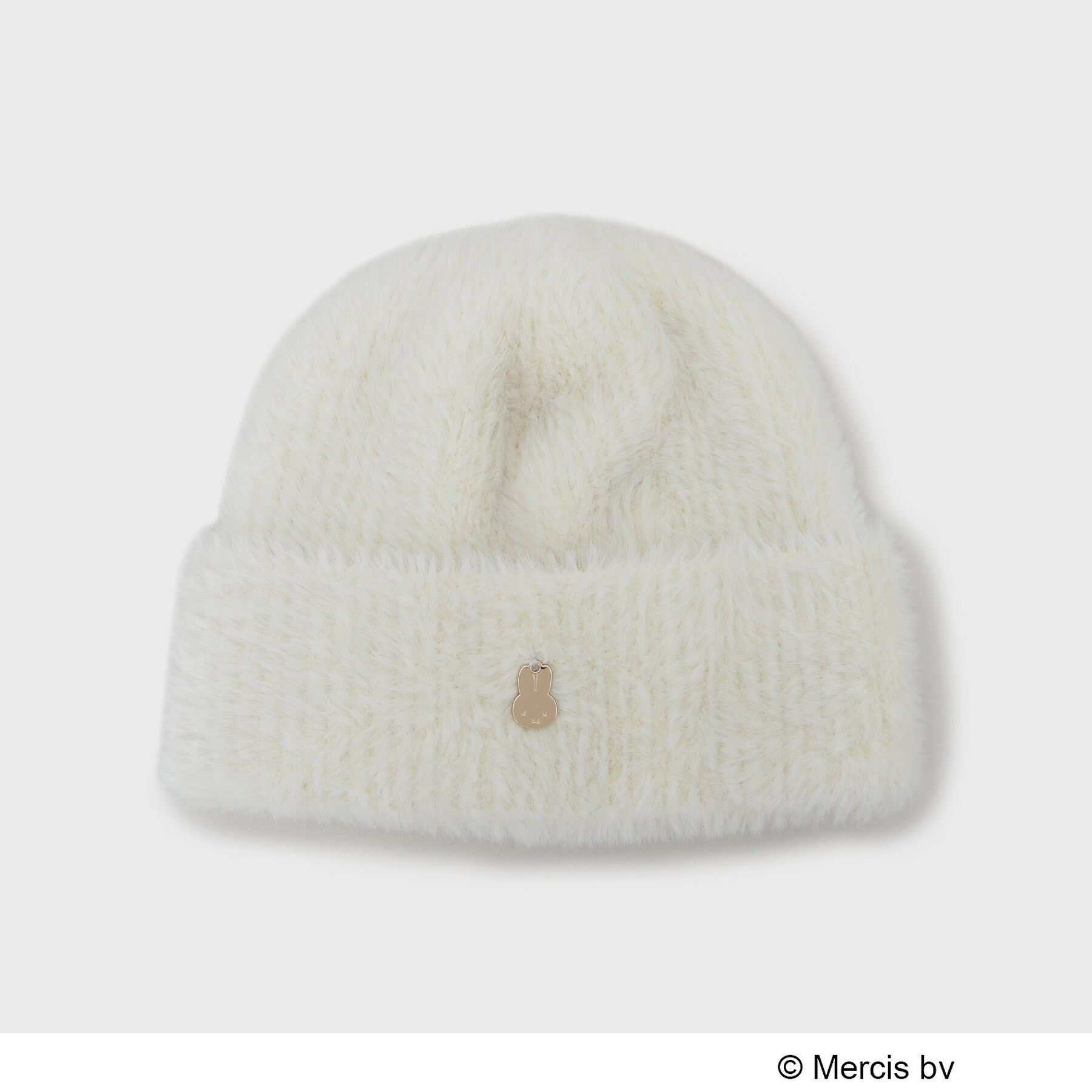 【オペークドットクリップ/OPAQUE.CLIP】 【コラボ】miffy ｘ OPAQUE.CLIP オリジナルチャーム付きニット帽