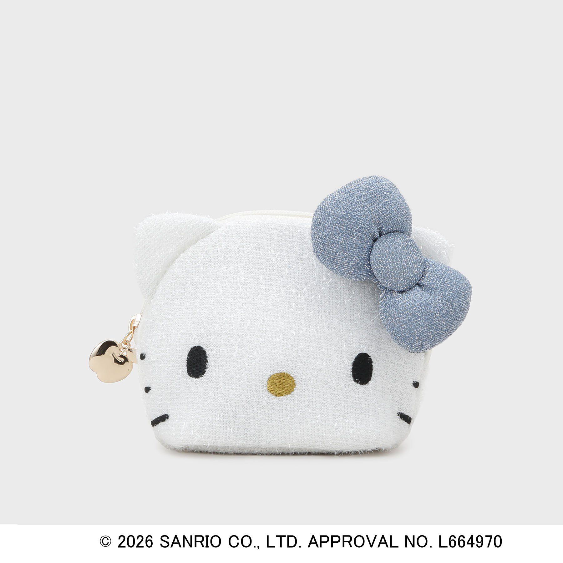 モテ系ファッションメンズ|【オペークドットクリップ/OPAQUE.CLIP】 ◆【ハローキティ】キラふわフェイス型シェルポーチ