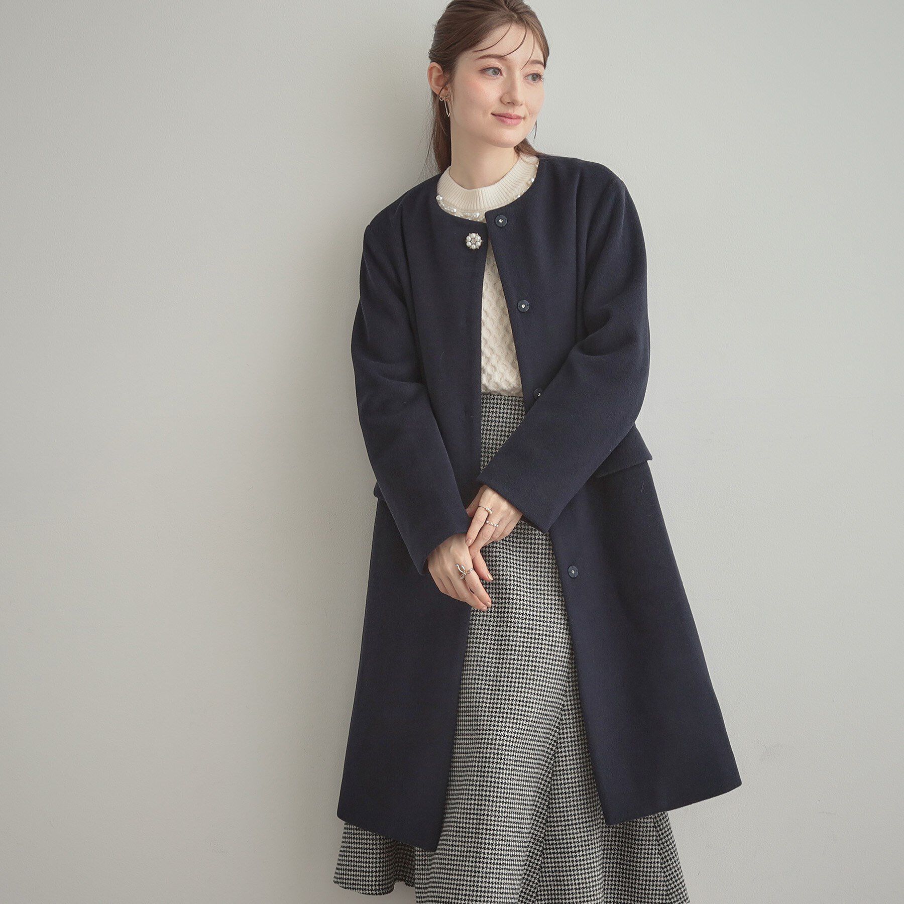 洗える】エレガンスショールカラー ミドルダウン（ANY SIS）｜ルミネの