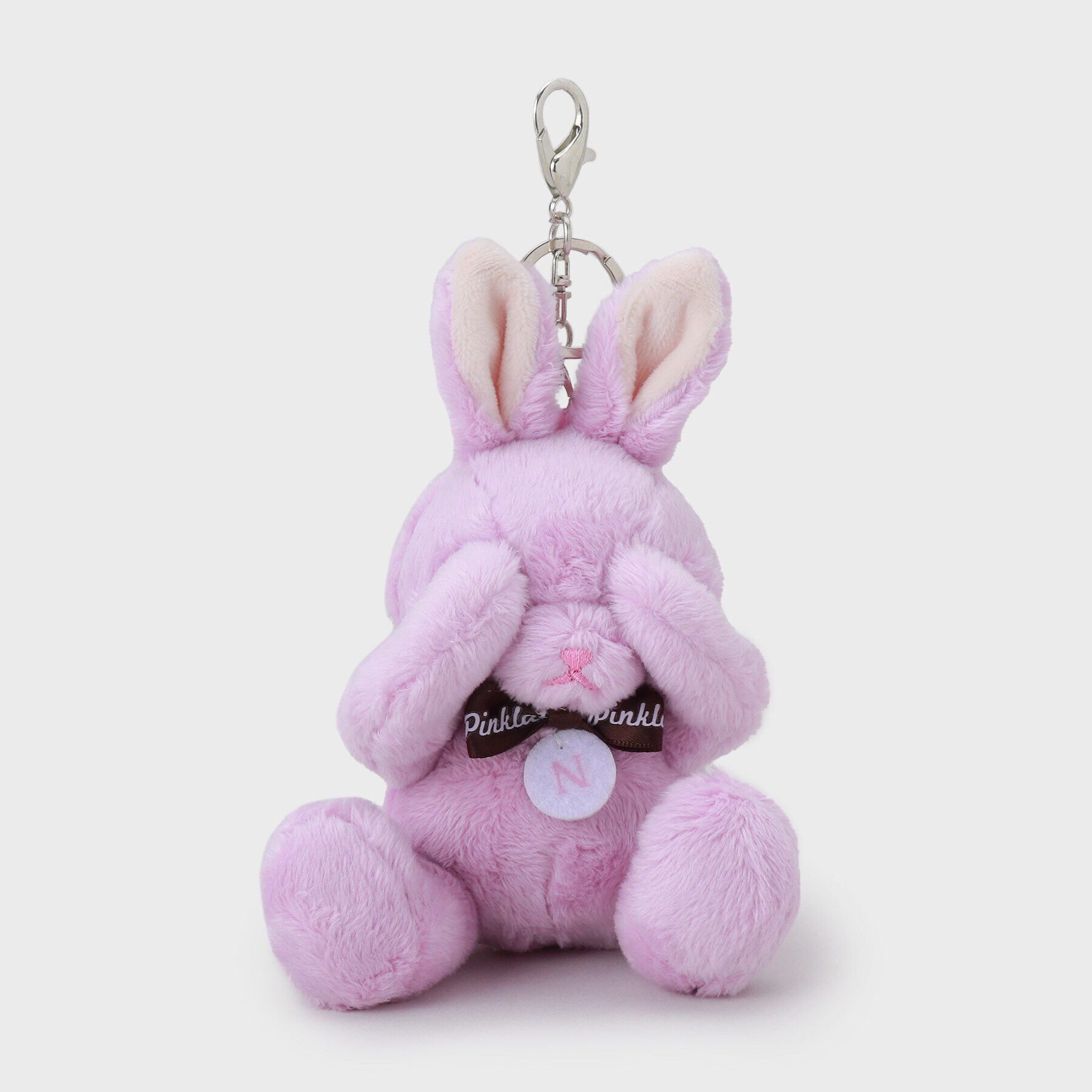 【ピンクラテ/PINK-Latte】 【イニシャル】うさぎぬいぐるみチャーム