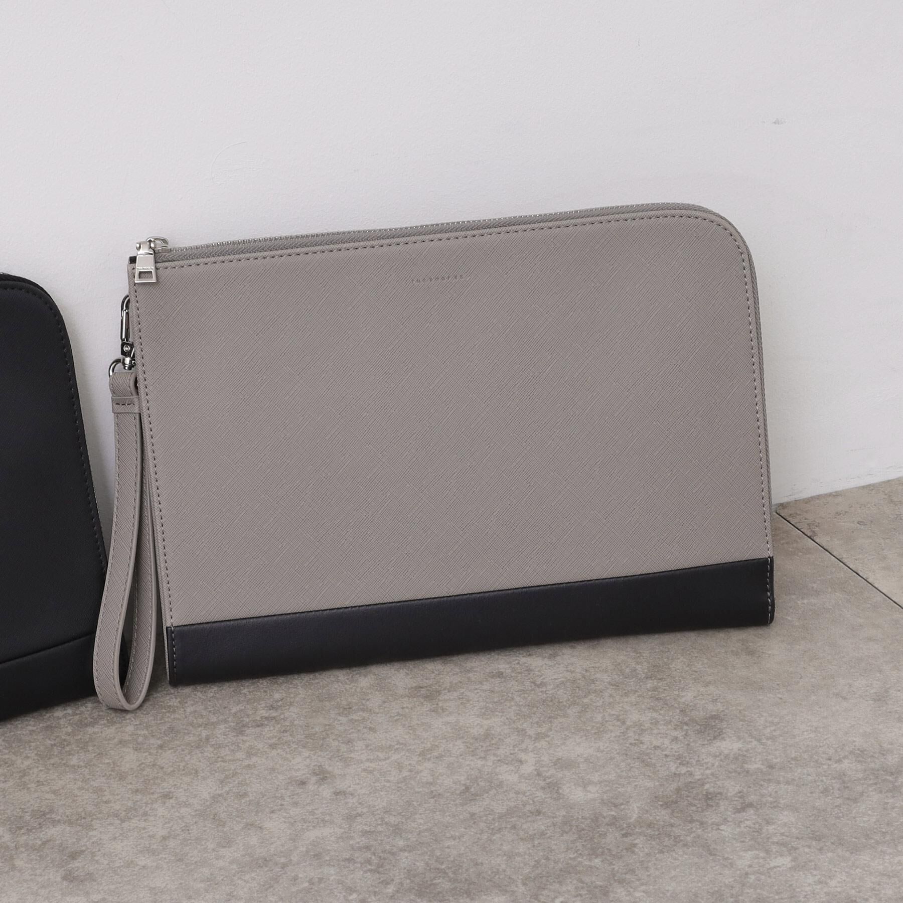 モテ系メンズファッション|【ザ　ショップ　ティーケー/THE SHOP TK】 L字クラッチバッグ【冠婚葬祭/ビジネス/セレモニー/パーティー】