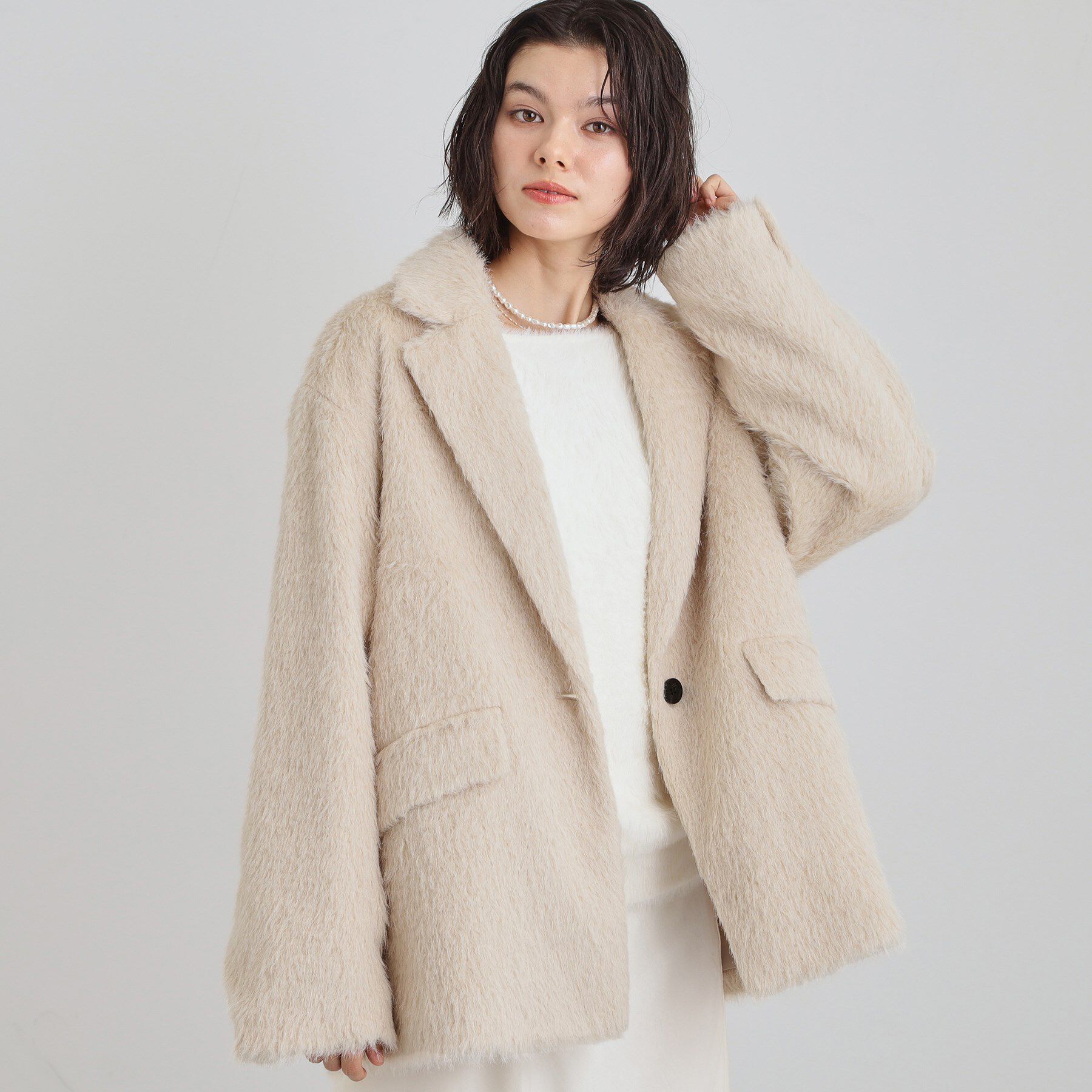 金釦シャギールーズコート｜ルミネのファッション通販アイルミネ<i LUMINE>