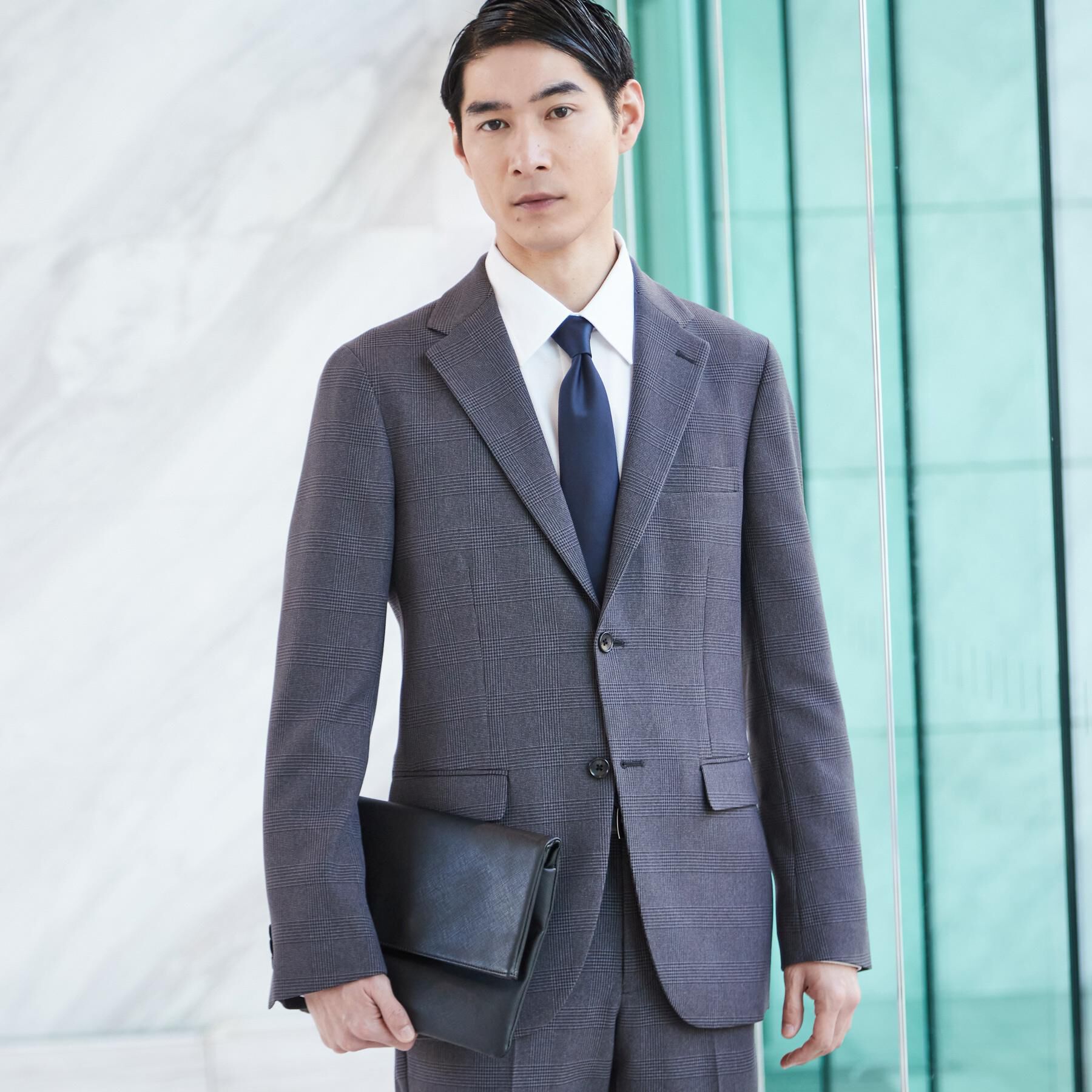 メンズファッションなら|【ザ　ショップ　ティーケー/THE SHOP TK】 【セットアップ可/防シワ/洗濯機OK】AVANT WOOLYグレンチェックジャケット