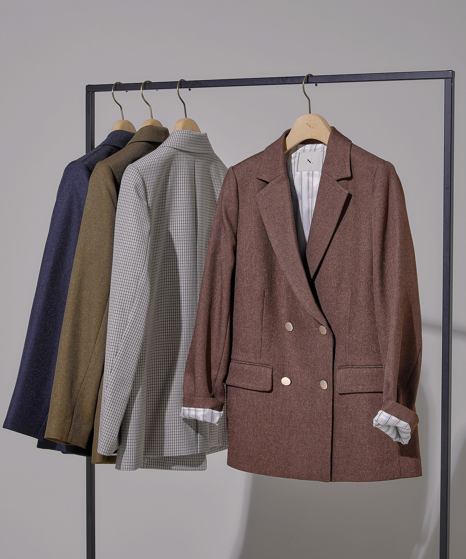 ループヤーンノーカラージャケットコート（IENA）｜ルミネの