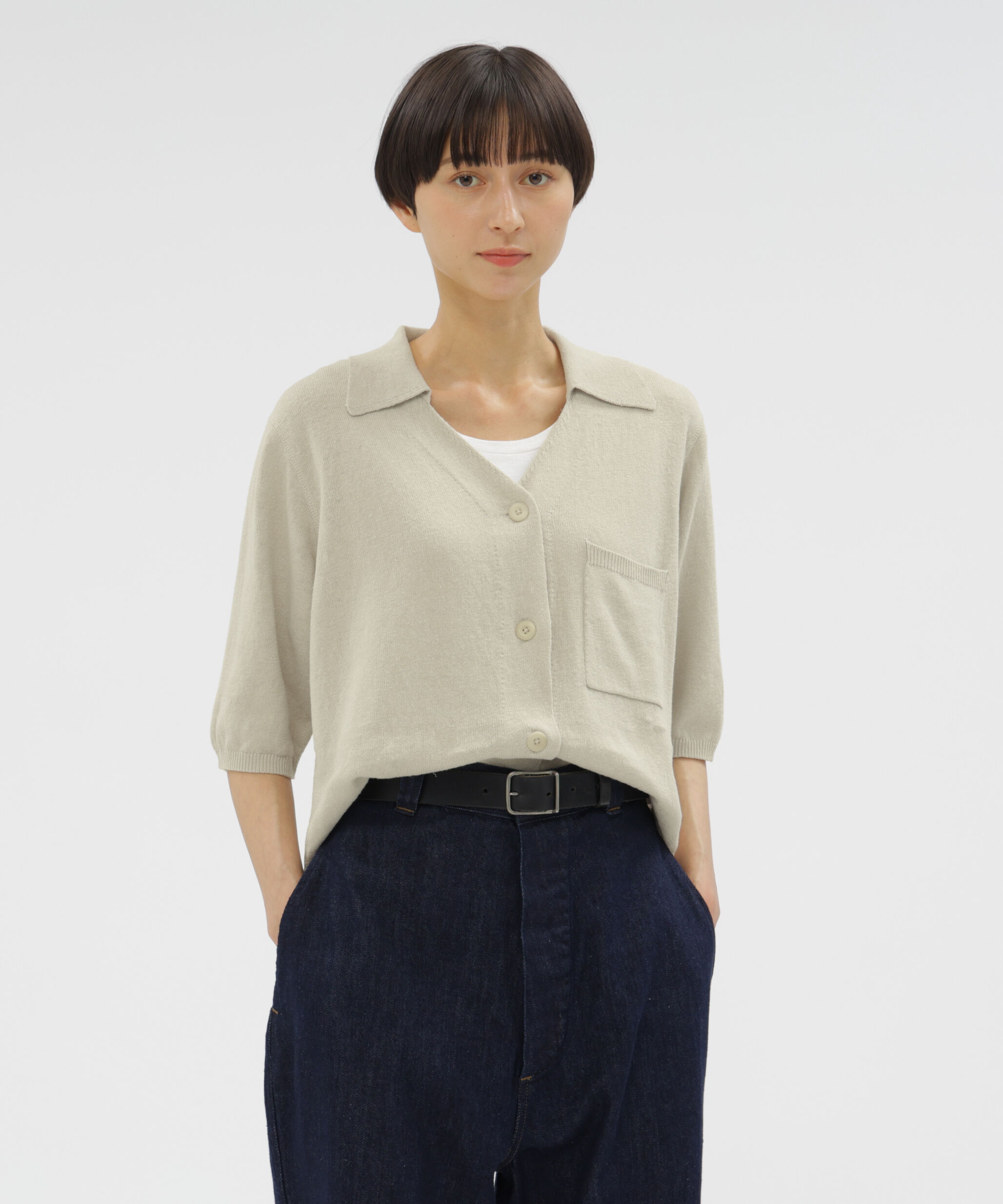 ファッションメンズのイチオシ|【エムエイチエル/MHL.】 ＨHIGHGAUGE COTTON LINEN KNITWEAR
