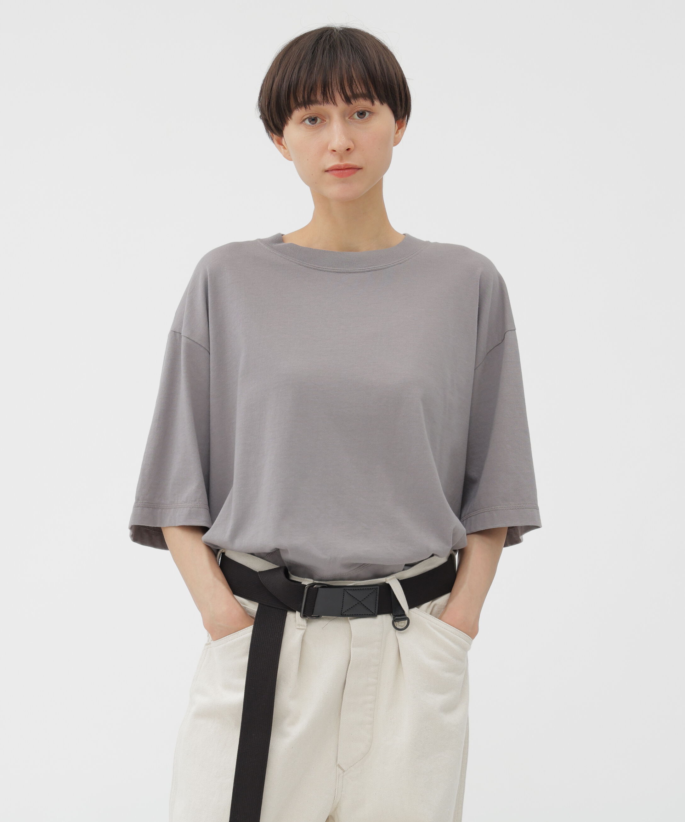 ファッションメンズなら|【エムエイチエル/MHL.】 SMOOTH COTTON JERSEY TOP