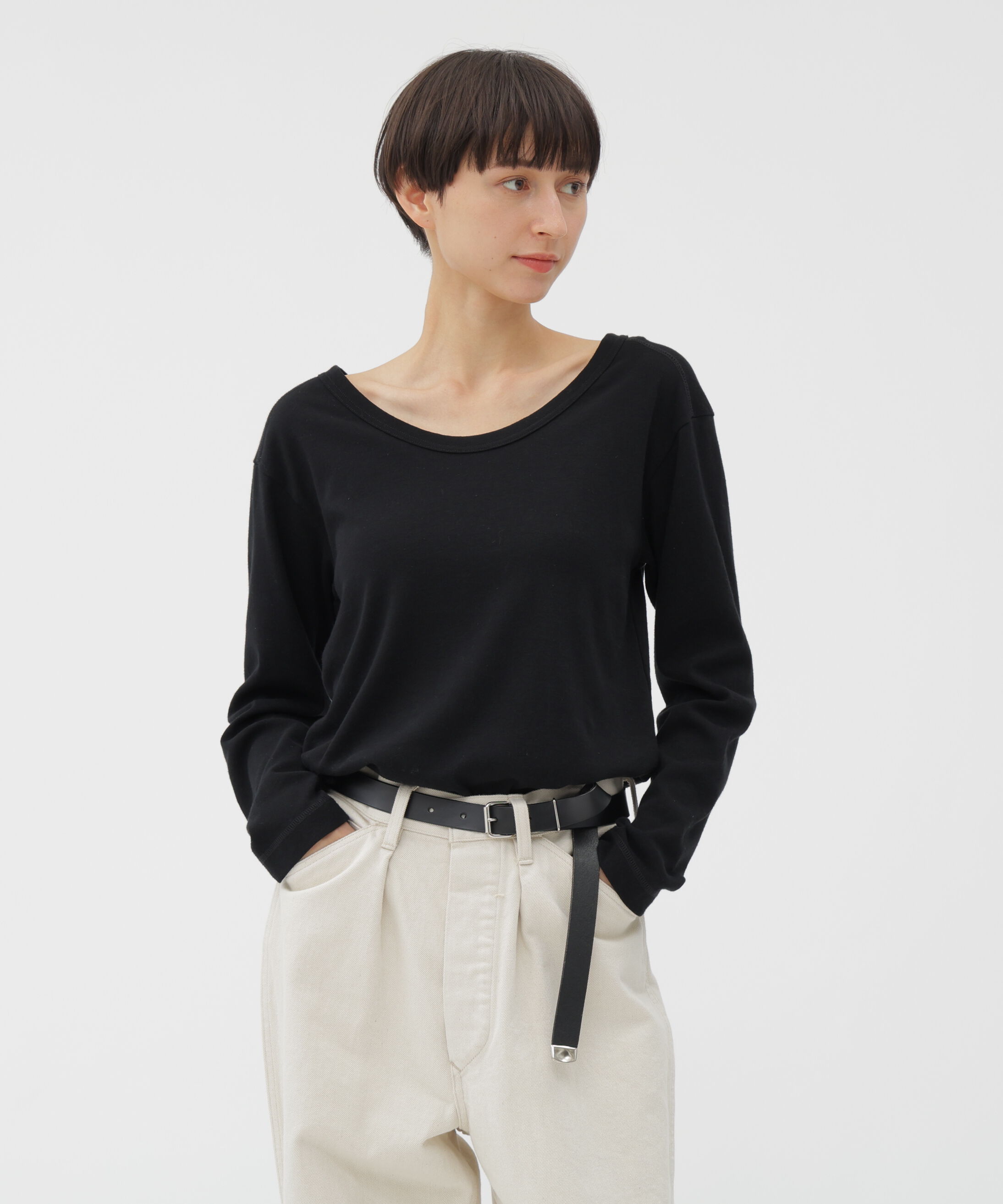 人気ファッションメンズ|【エムエイチエル/MHL.】 DRY BASIC JERSEY TOP