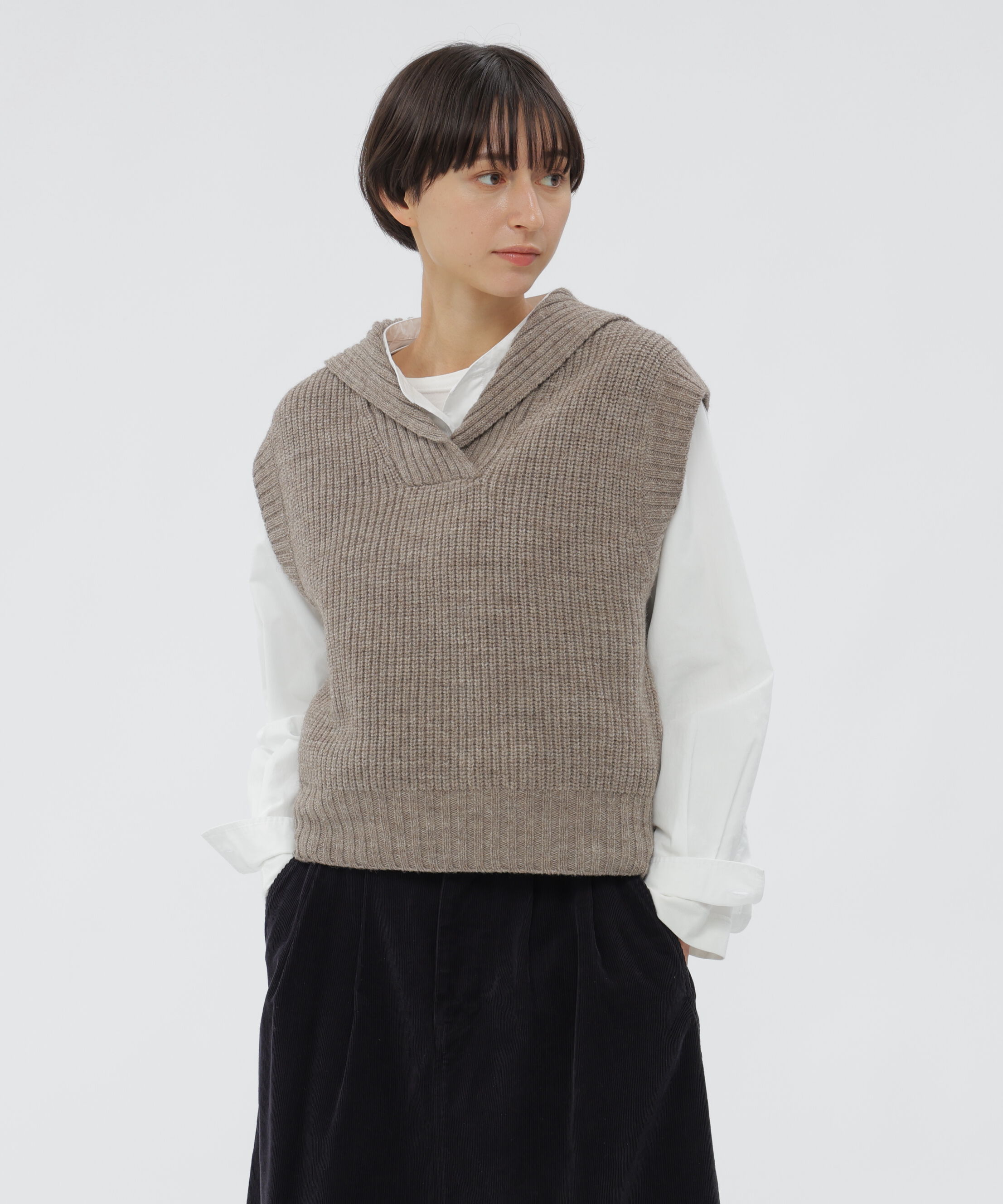 【エムエイチエル/MHL.】 BRITISH MERINO KNITWEAR