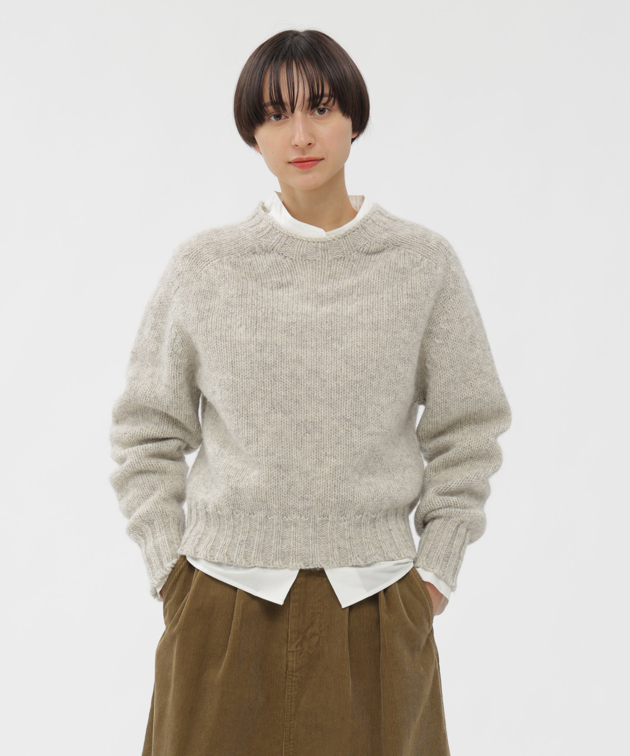 【エムエイチエル/MHL.】 RUSTIC WOOL KNITWEAR