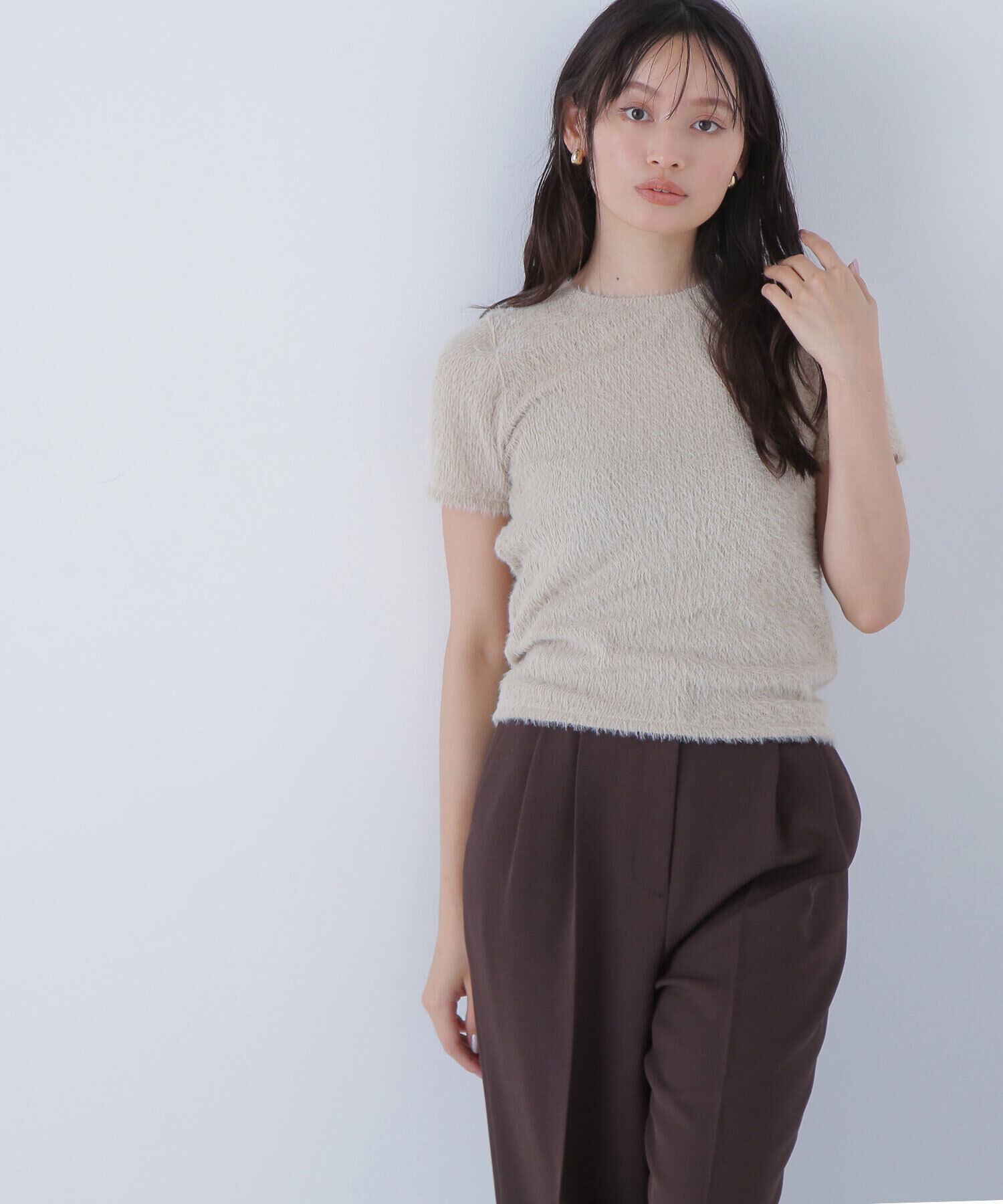 ファッションメンズお薦め|【ナチュラルビューティーベーシック/NATURAL BEAUTY BASIC】 フェザータッチTシャツ