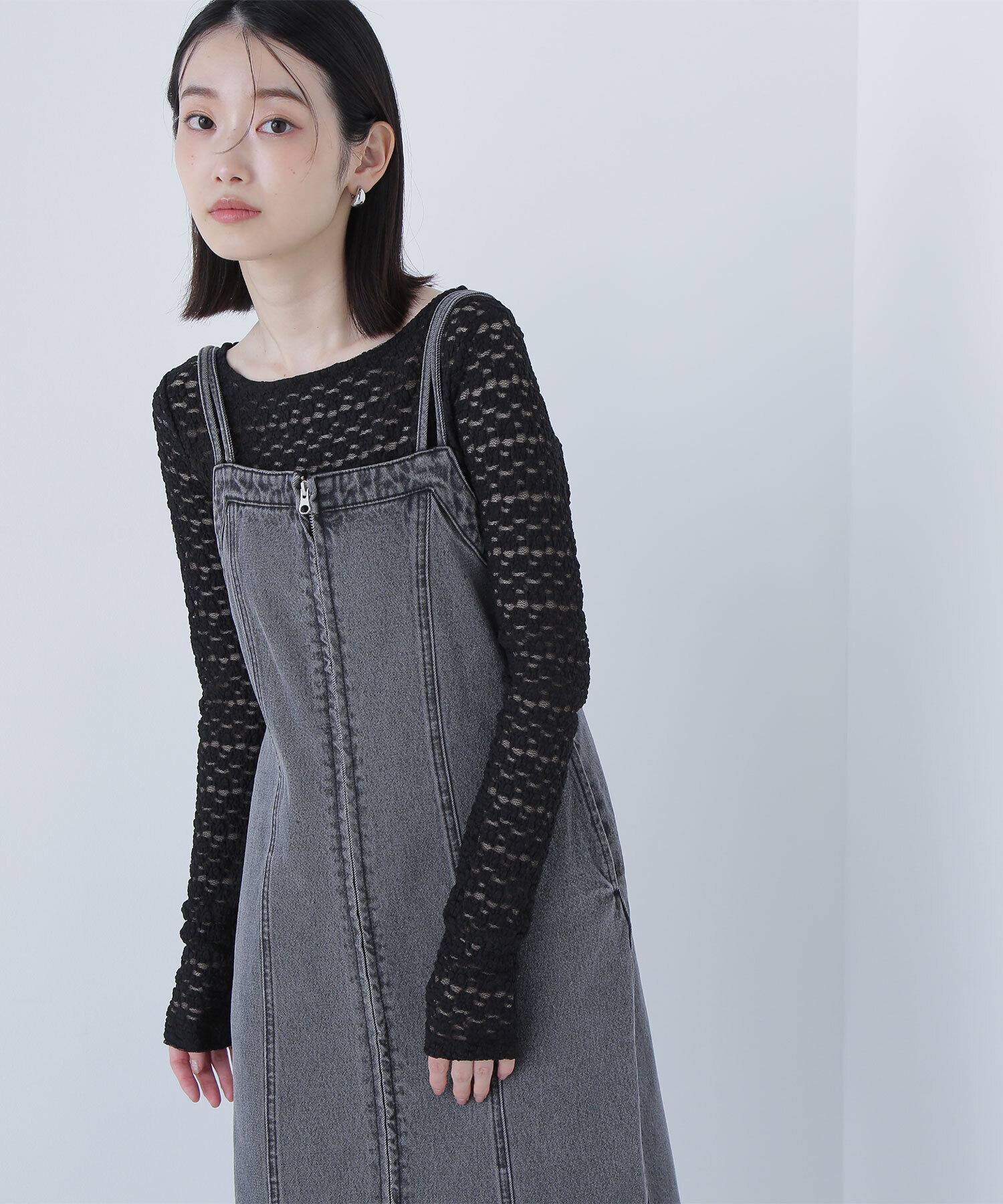 ファッションメンズお薦め|【ナチュラルビューティーベーシック/NATURAL BEAUTY BASIC】 ストレッチレーストップス