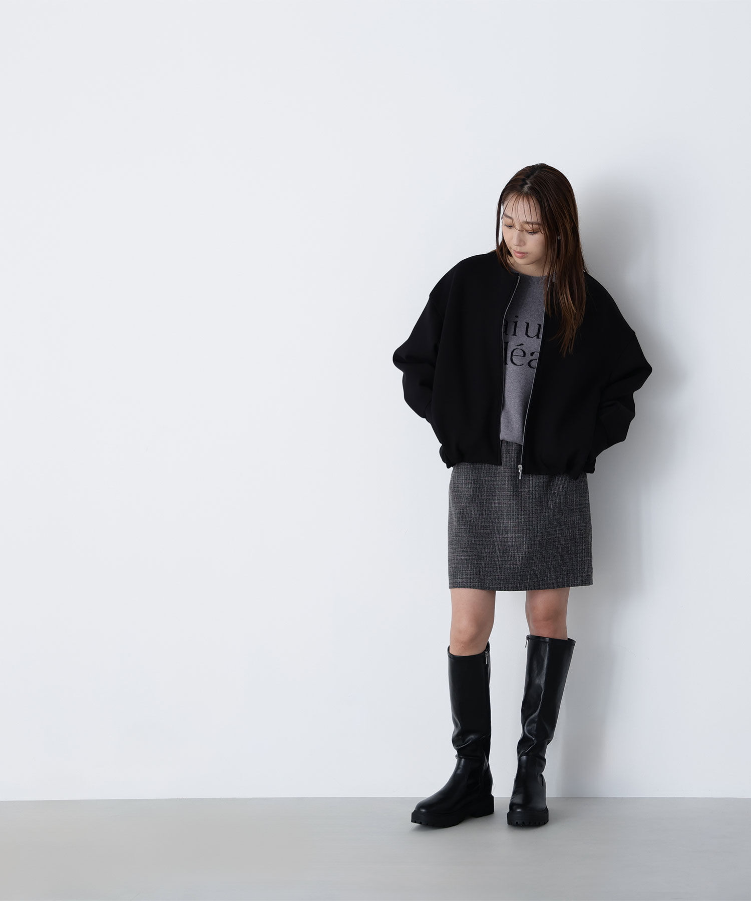 【ナチュラルビューティーベーシック/NATURAL BEAUTY BASIC】 オータムミニスカート