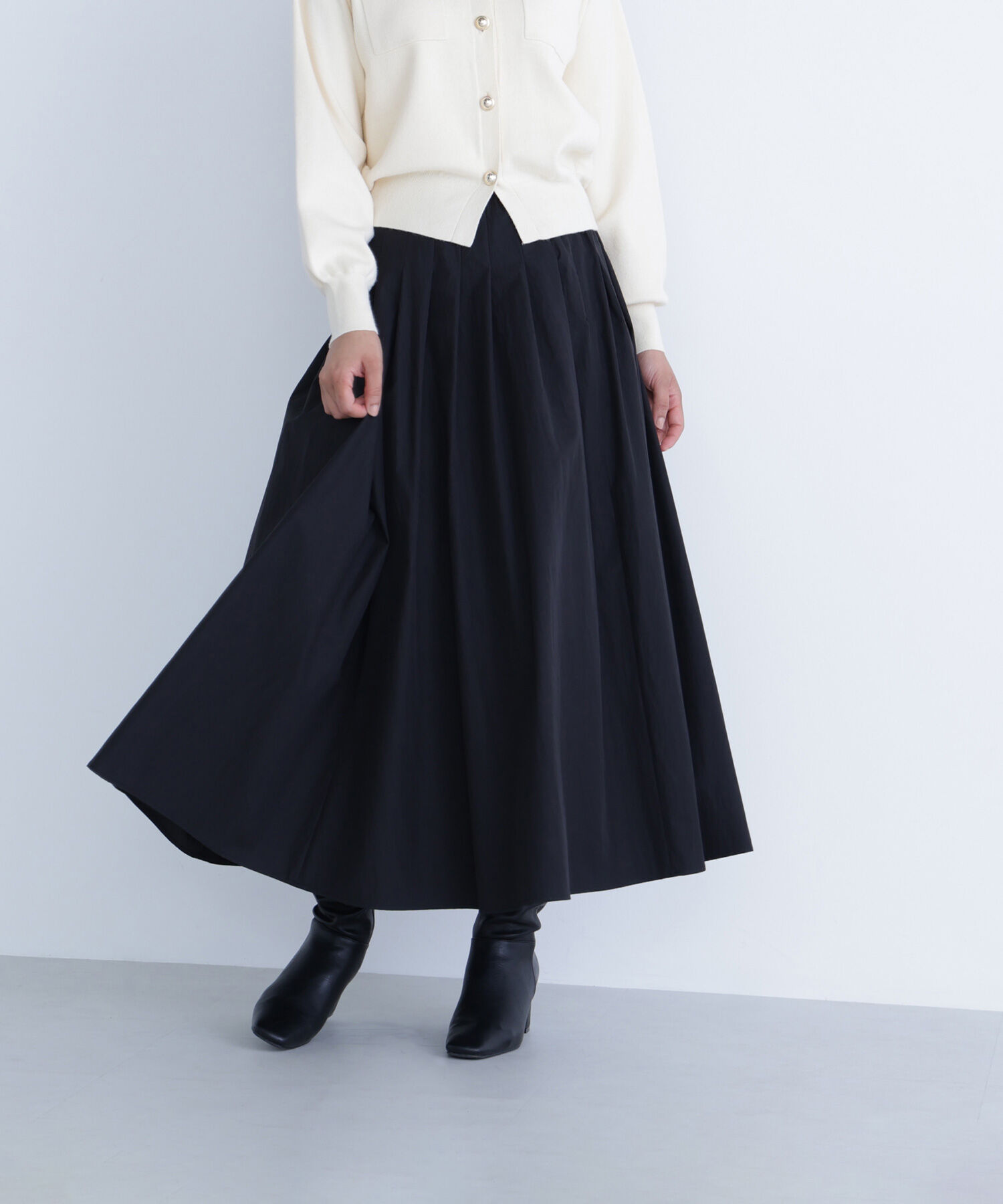 モールポルカドット コクーンスカート（TOMORROWLAND collection