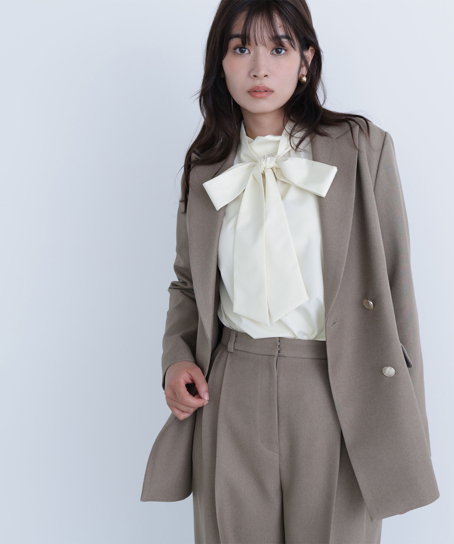 【ナチュラルビューティーベーシック/NATURAL BEAUTY BASIC】 「ジャケット賞」ダブルブレスト