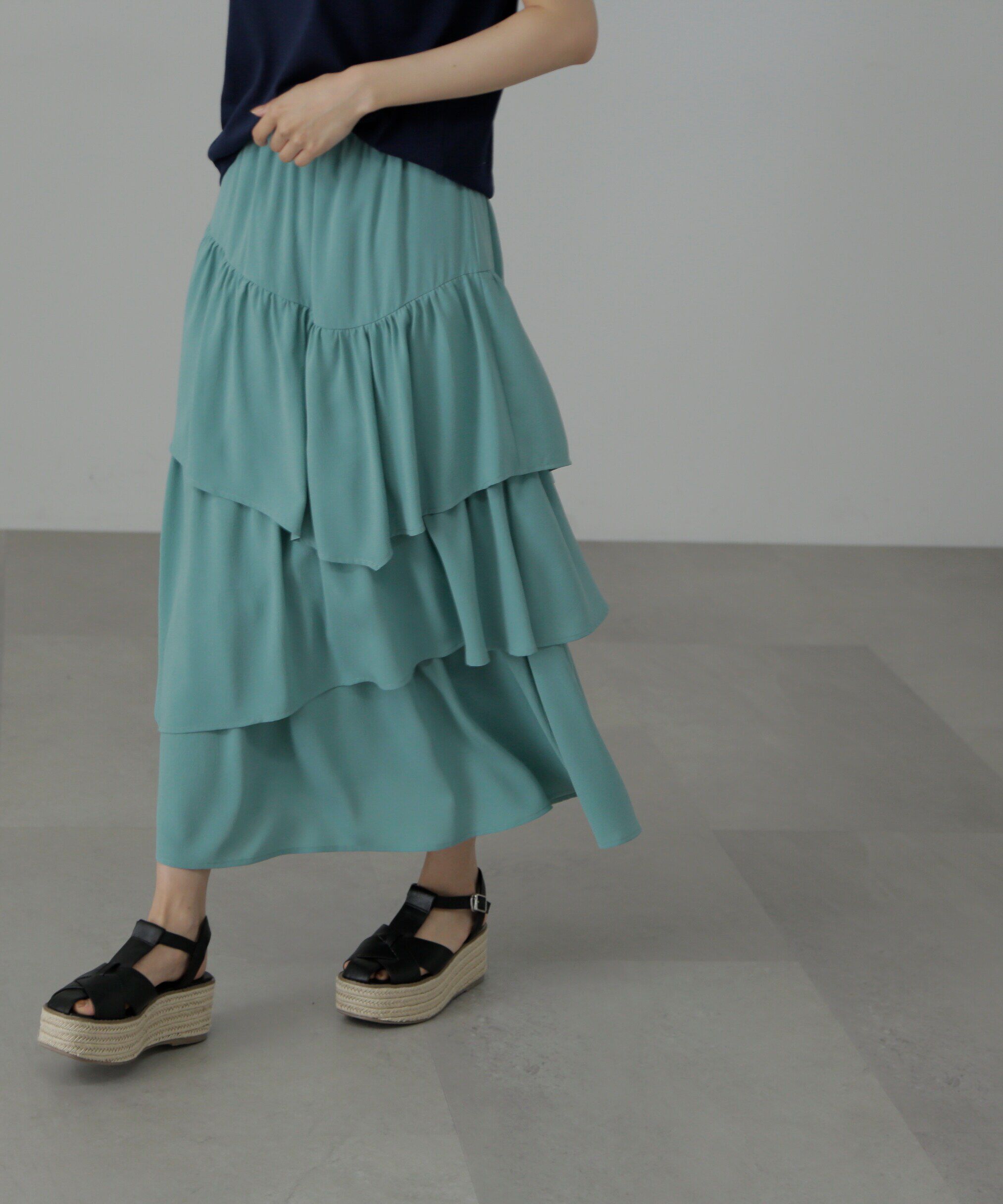 【フリーズマート/Free's Mart】 [低身長サイズ/Sシリーズ]ランダムティアードスカート