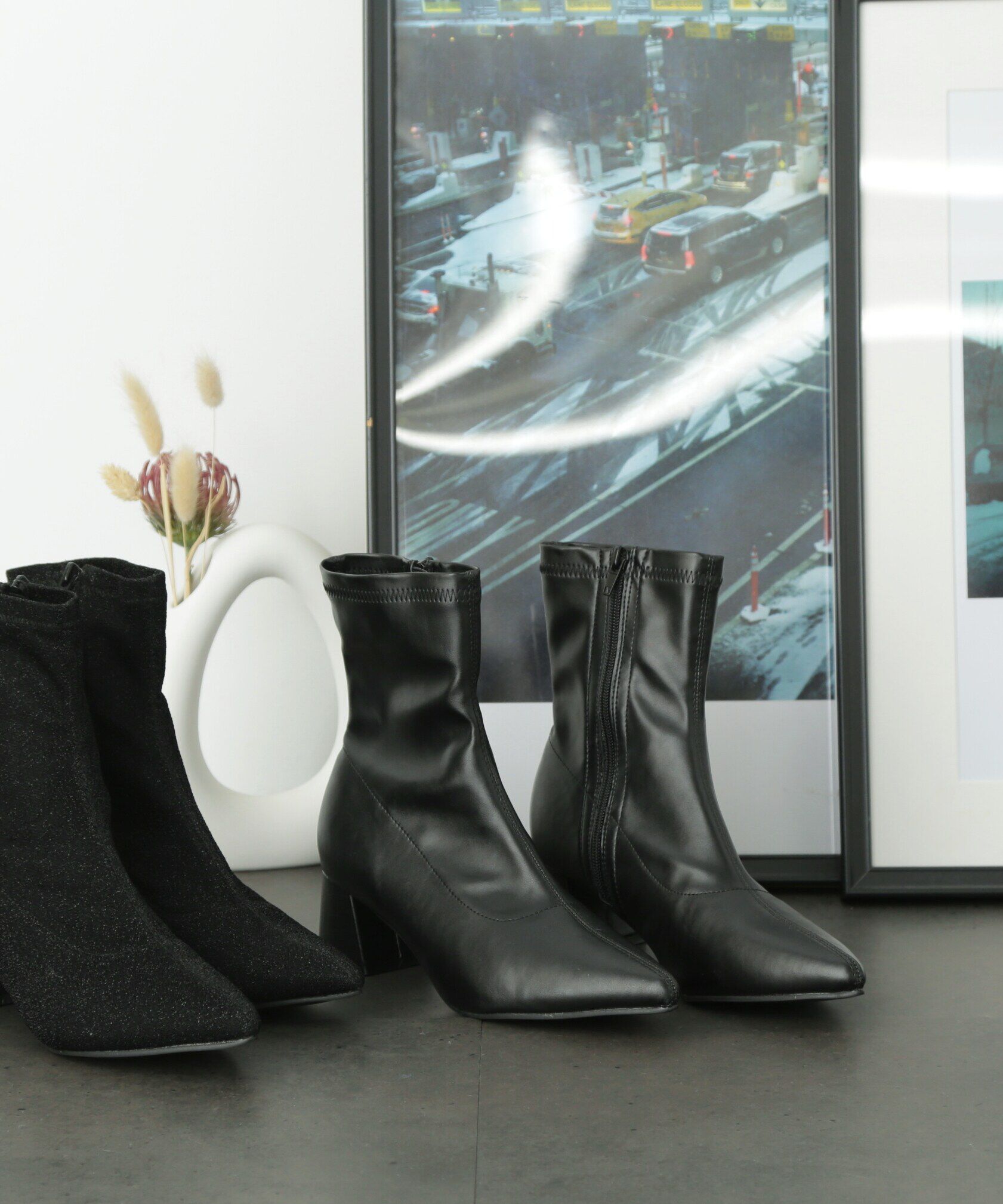 【フリーズマート/Free's Mart】 ストレッチショートブーツ