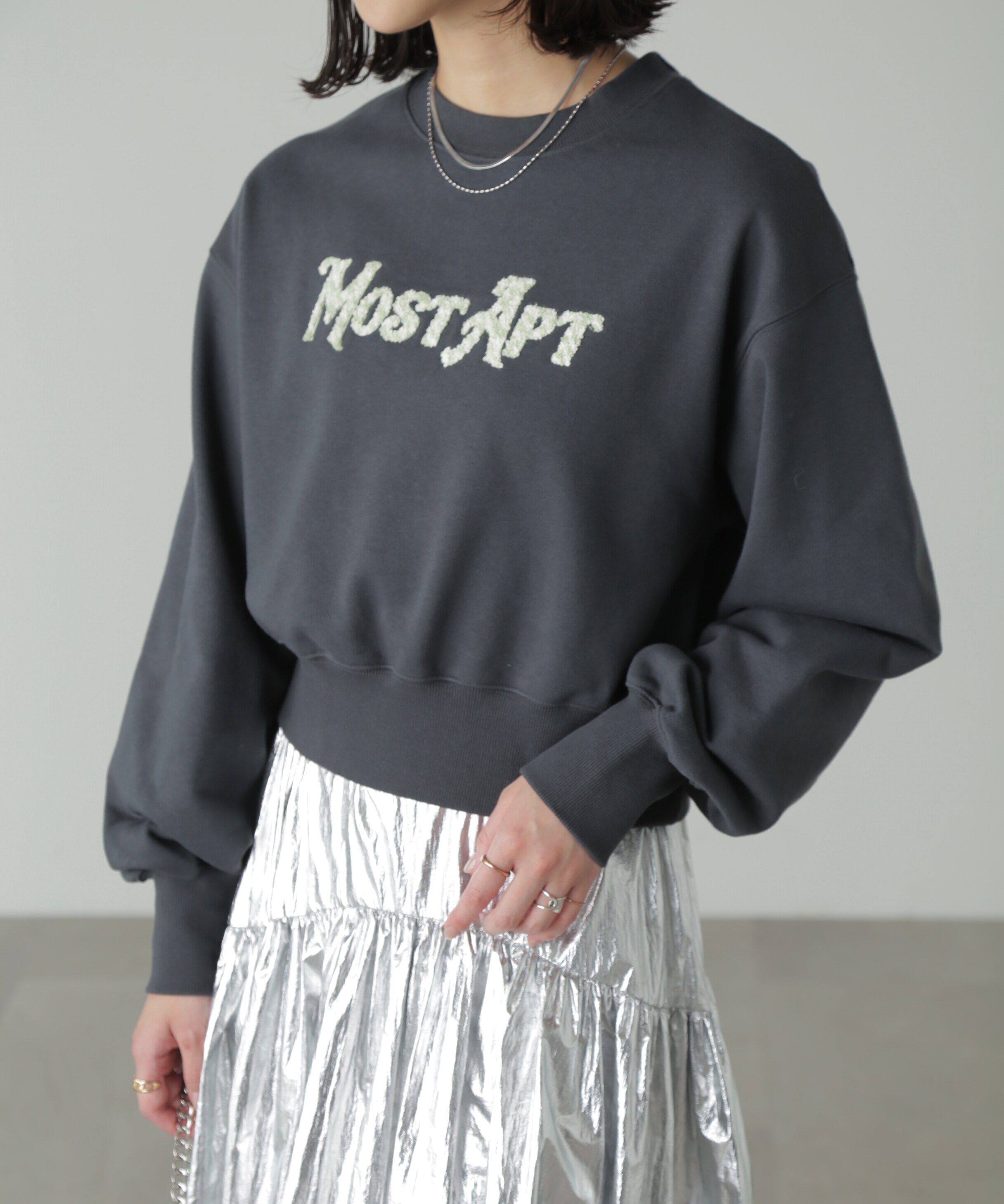 ファッションメンズのイチオシ|【フリーズマート/Free's Mart】 サガラワッペンショート丈スウェット