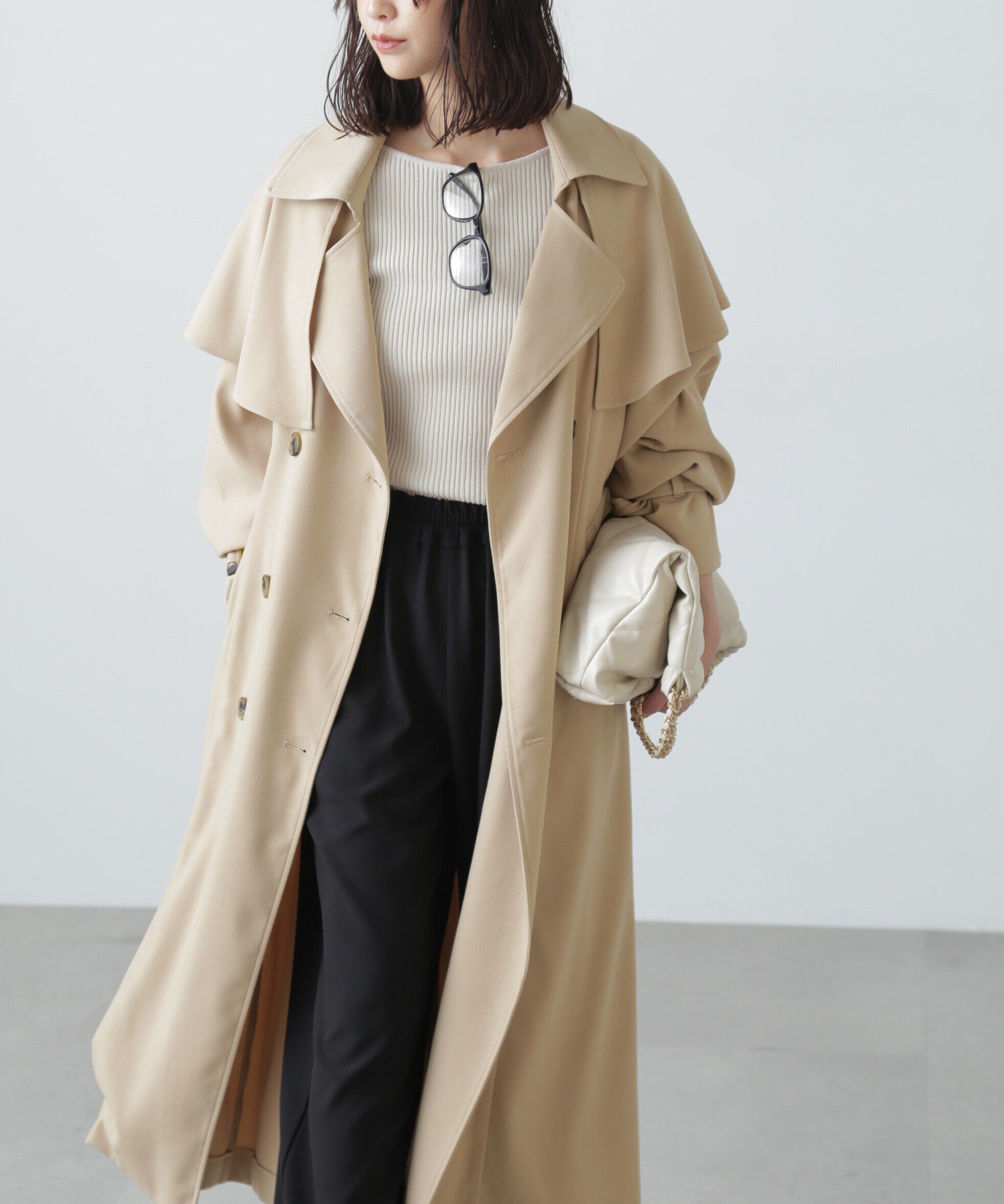 Ray BEAMS 昨季完売　ガンパッチスタンドコート Ray BEAMS 昨季完売 ガンパッチスタンドコート