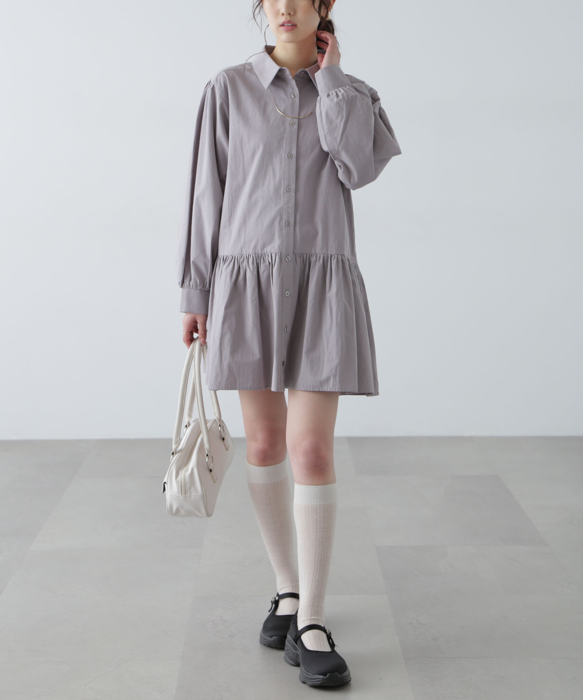 【フリーズマート/Free's Mart】 ティアードミニワンピース