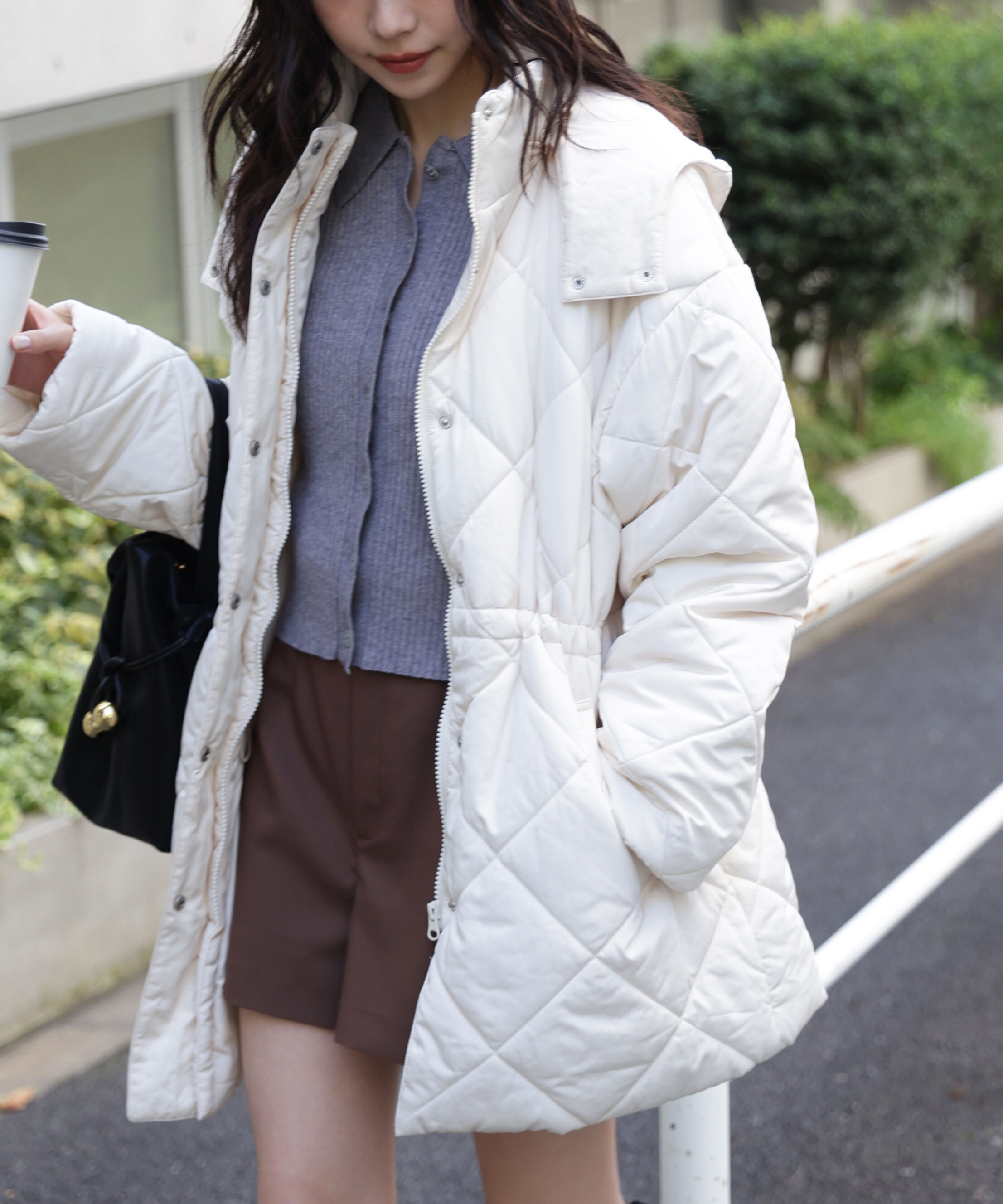 ファッションメンズのイチオシ|【フリーズマート/Free's Mart】 ウエストドロストキルティングコート