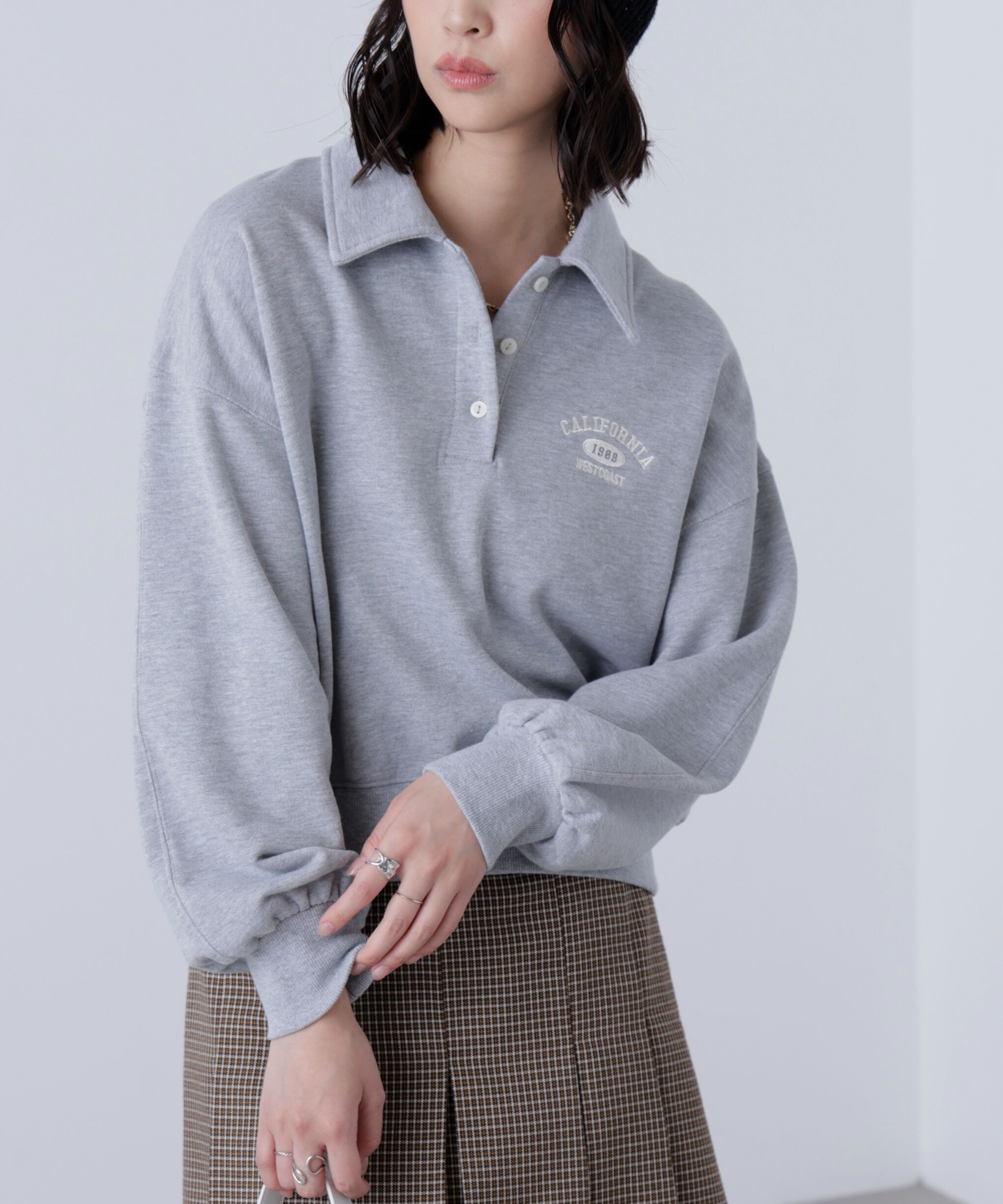 メンズファッションなら|【フリーズマート/Free's Mart】 ポロスウェットプルオーバー