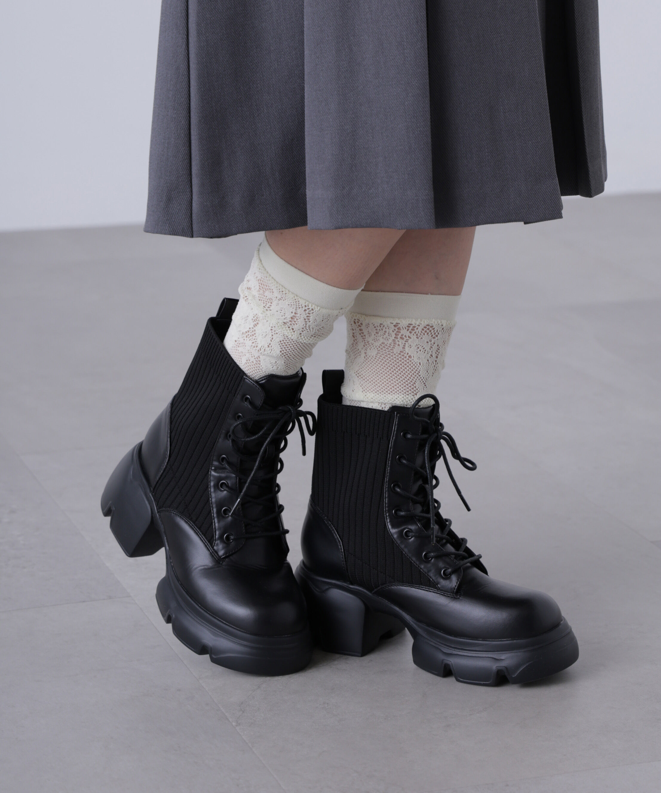 【フリーズマート/Free's Mart】 レースアップブーツ