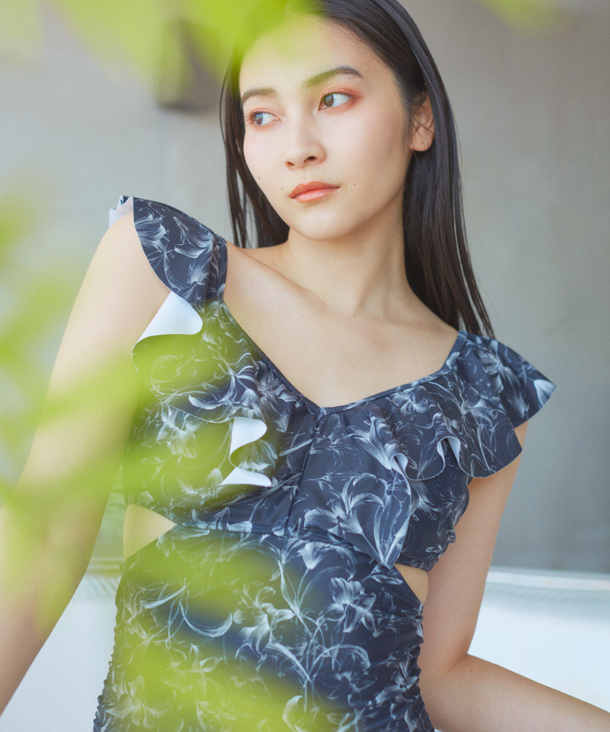 メンズファッションなら|【ジル　バイ　ジル　スチュアート/JILL by JILL STUART】 バックレースアップフリルワンピース