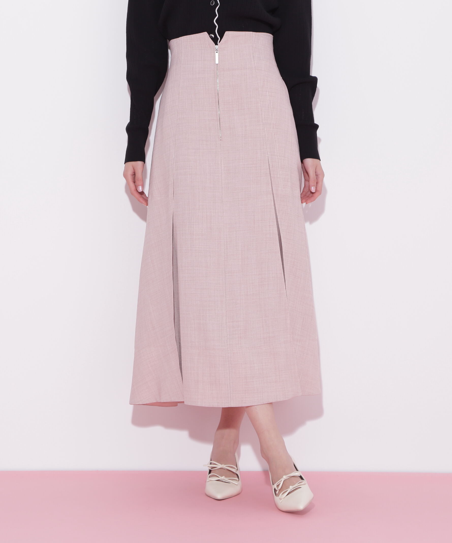 【ジル　バイ　ジル　スチュアート/JILL by JILL STUART】 フロントジップタックスカート