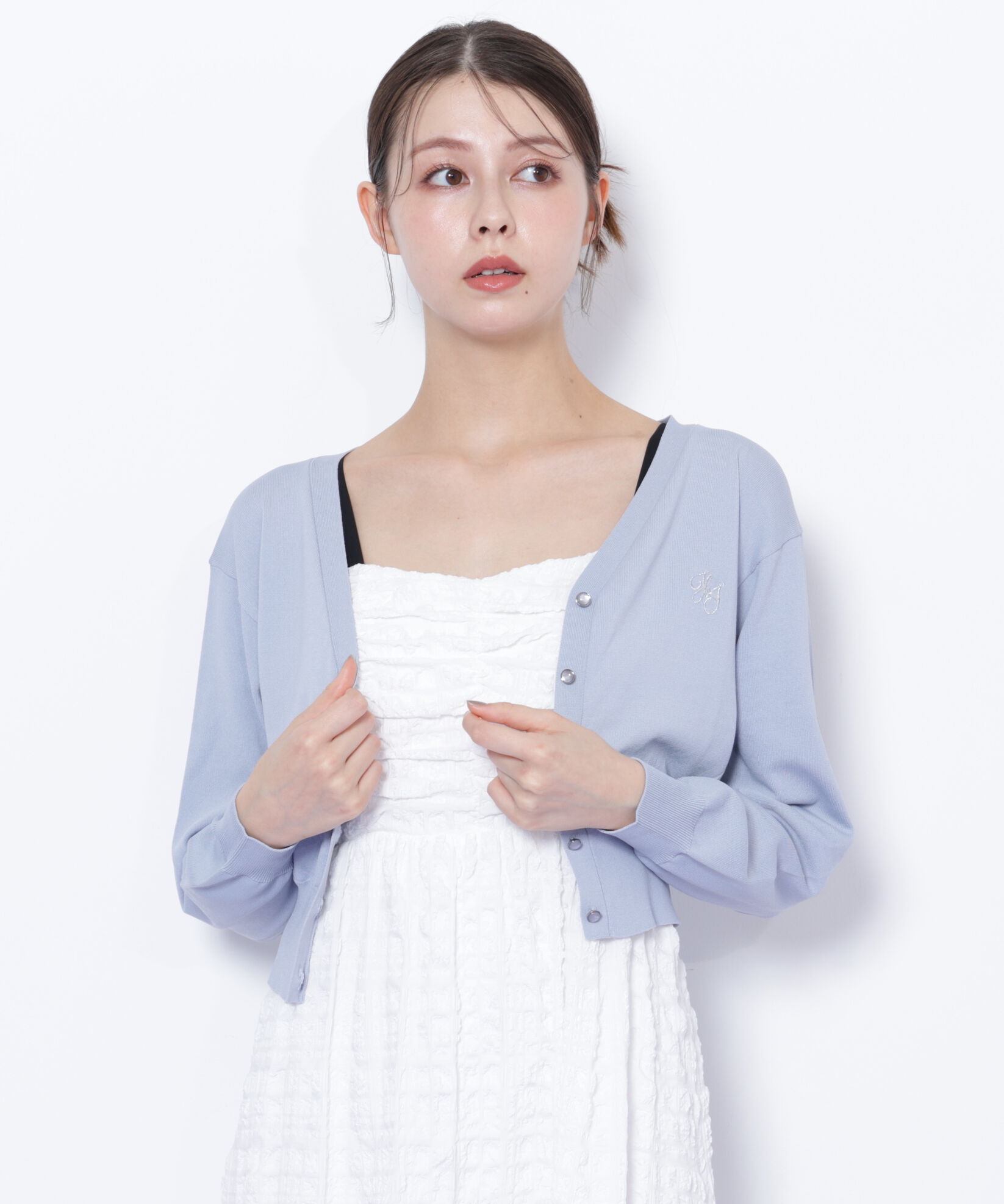 【ジル　バイ　ジル　スチュアート/JILL by JILL STUART】 UV＆ウォッシャブルカーディガン