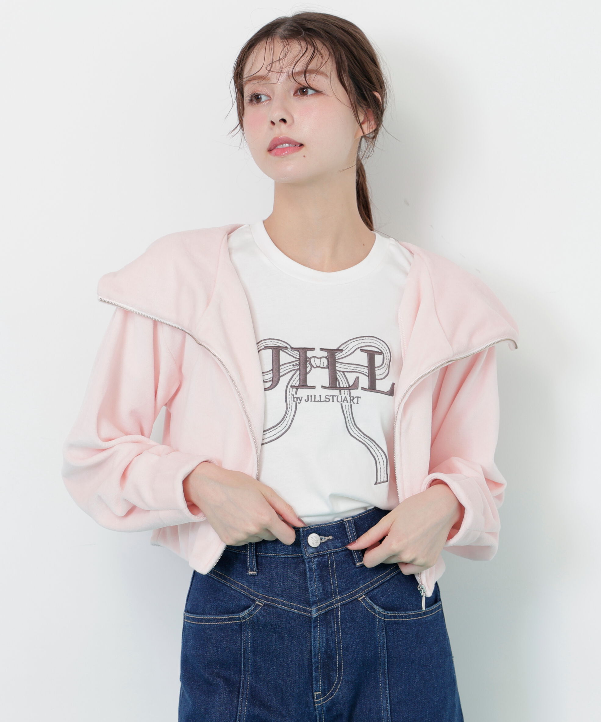 メンズファッションの一押し|【ジル バイ ジル スチュアート/JILL by JILL STUART】 ベロアフーディ