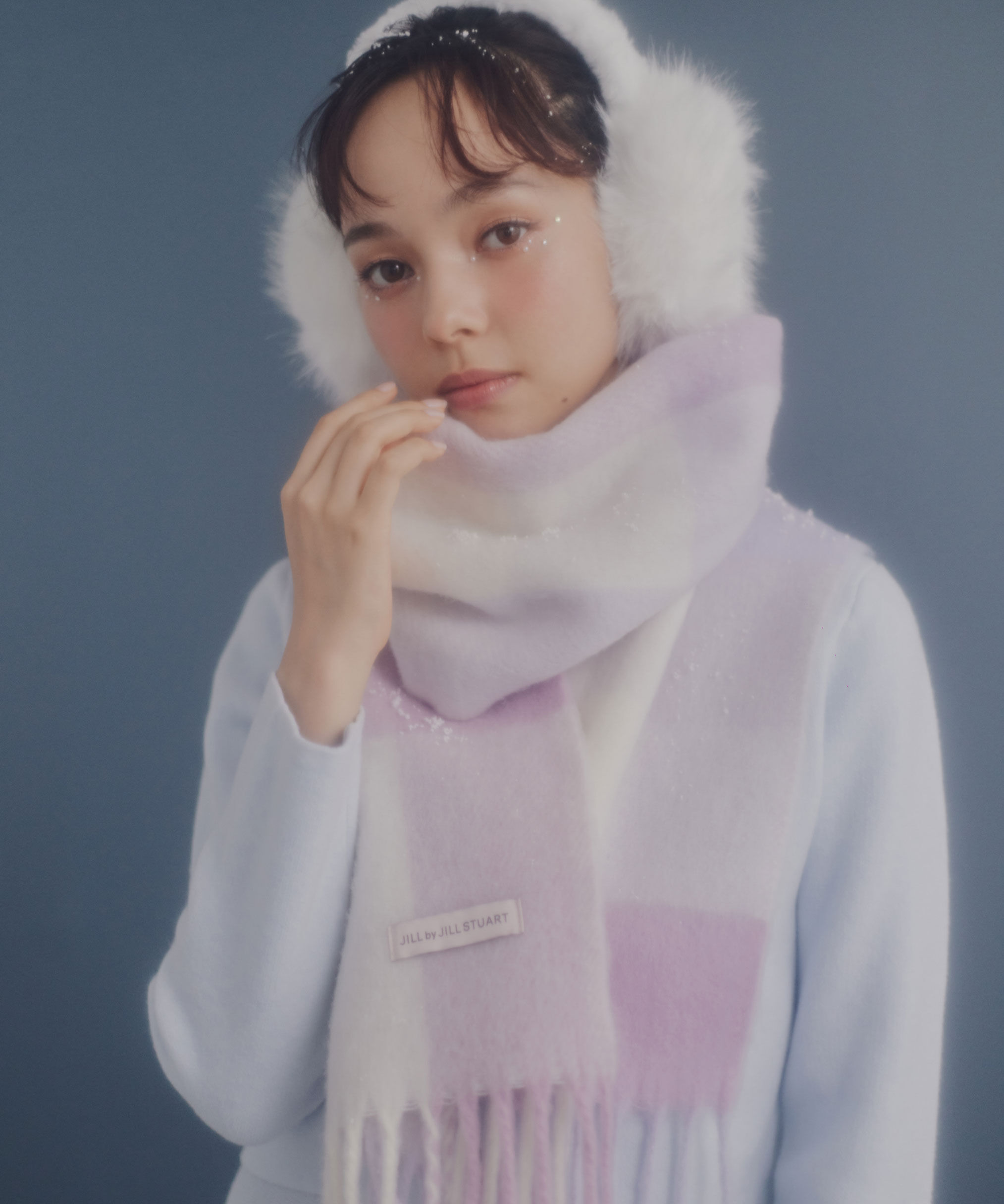 【ジル　バイ　ジル　スチュアート/JILL by JILL STUART】 ブロックチェックストール