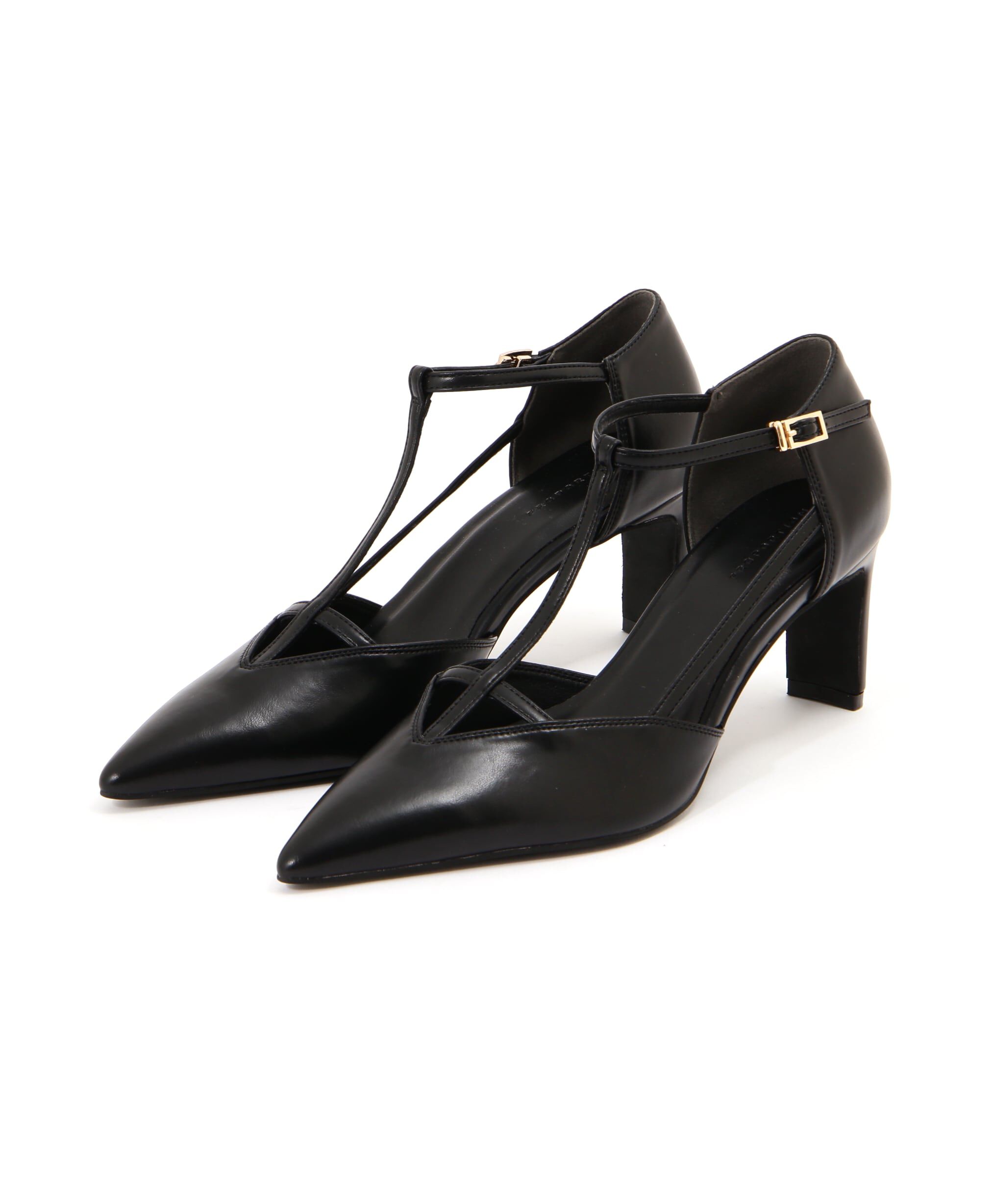 【プロポーションボディドレッシング/PROPORTION BODY DRESSING】 クロスストラップパンプス