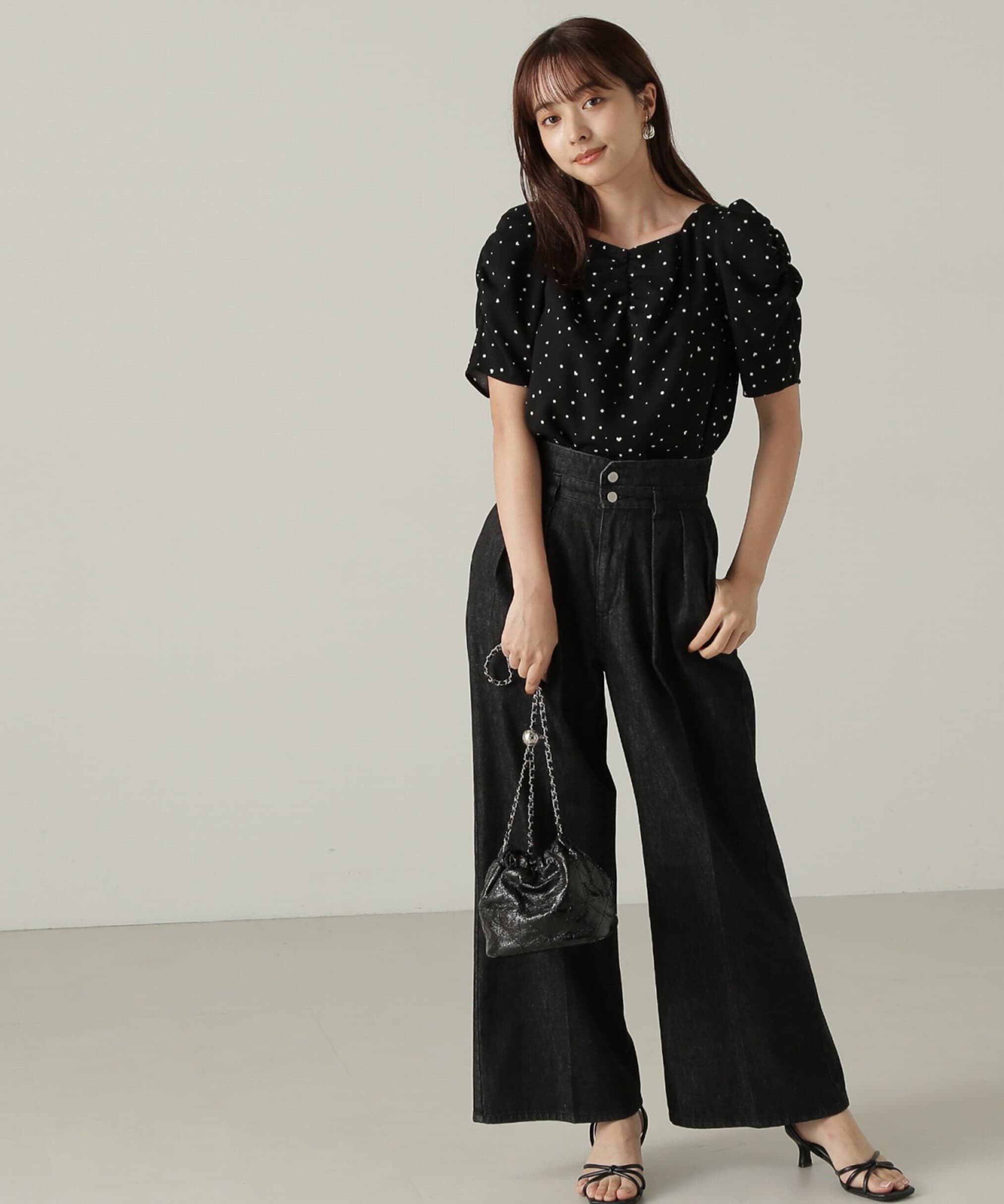 【プロポーションボディドレッシング/PROPORTION BODY DRESSING】 ハイウエストデニムパンツ24AW