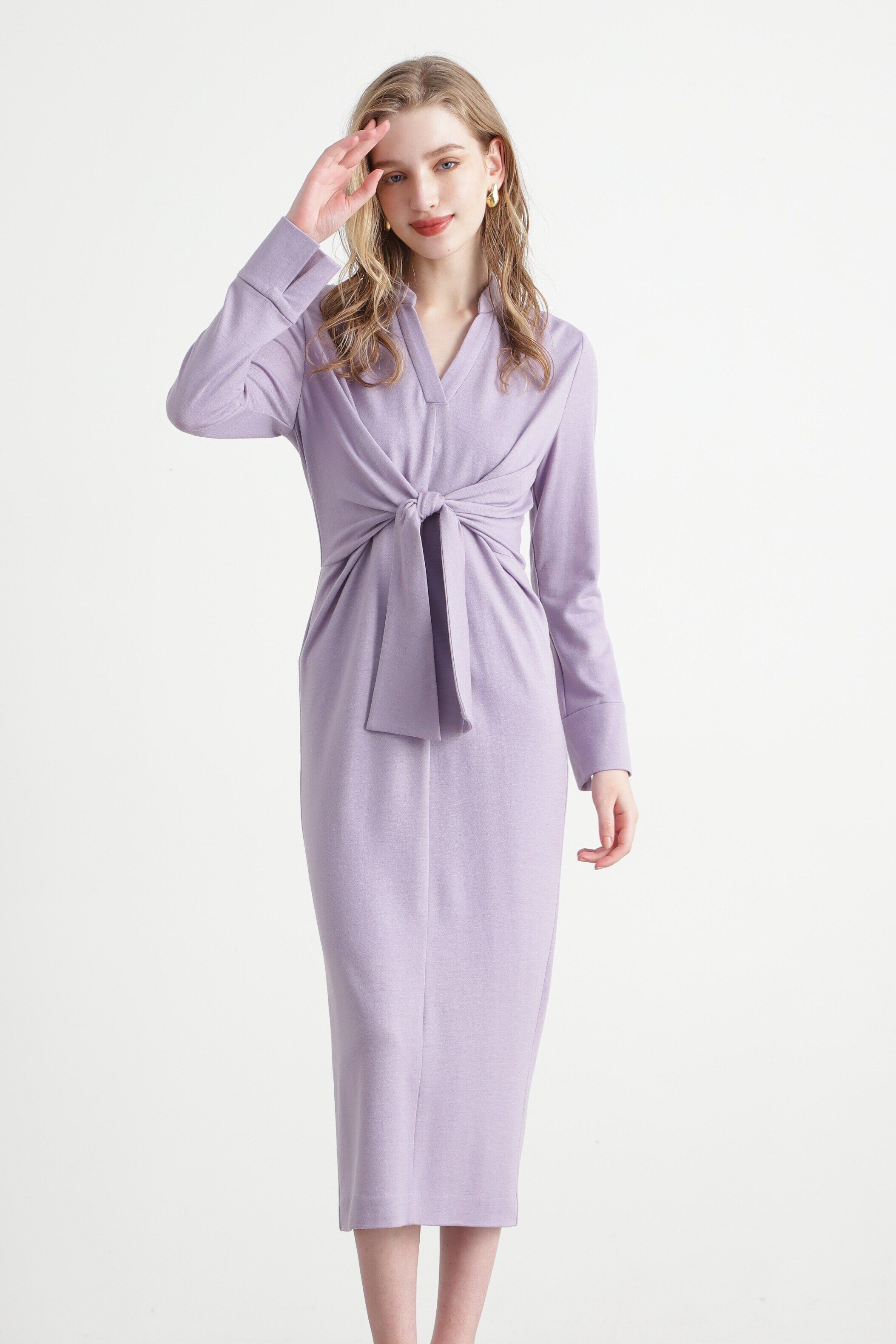 【ピンキーアンドダイアン/PINKY&DIANNE】 ◆ウエストリボンジャージワンピース