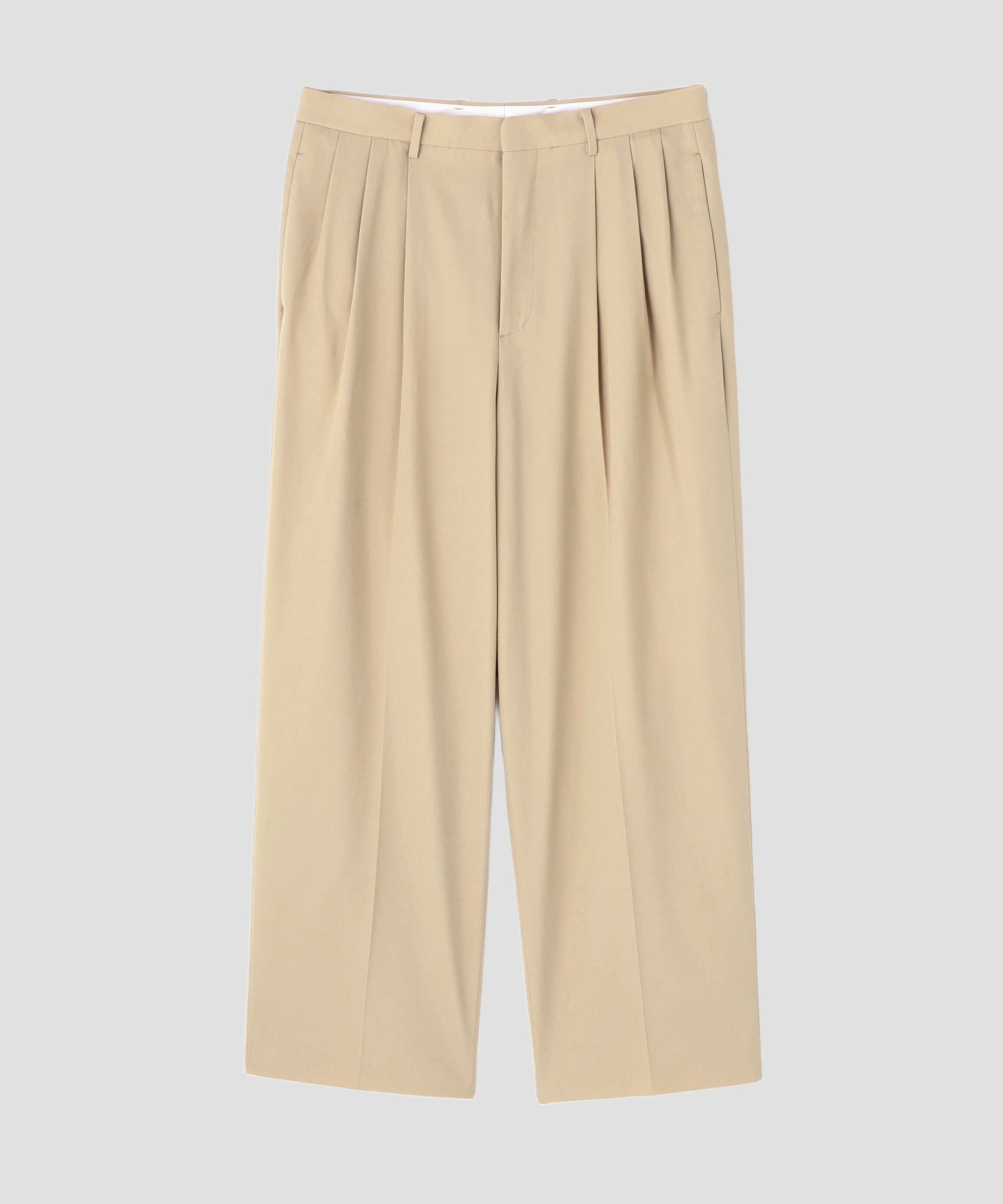 人気メンズファッション|【イレーヴ/YLEVE】 YLEVE / HIGHTWISTED COTTON GABA TROUSERS