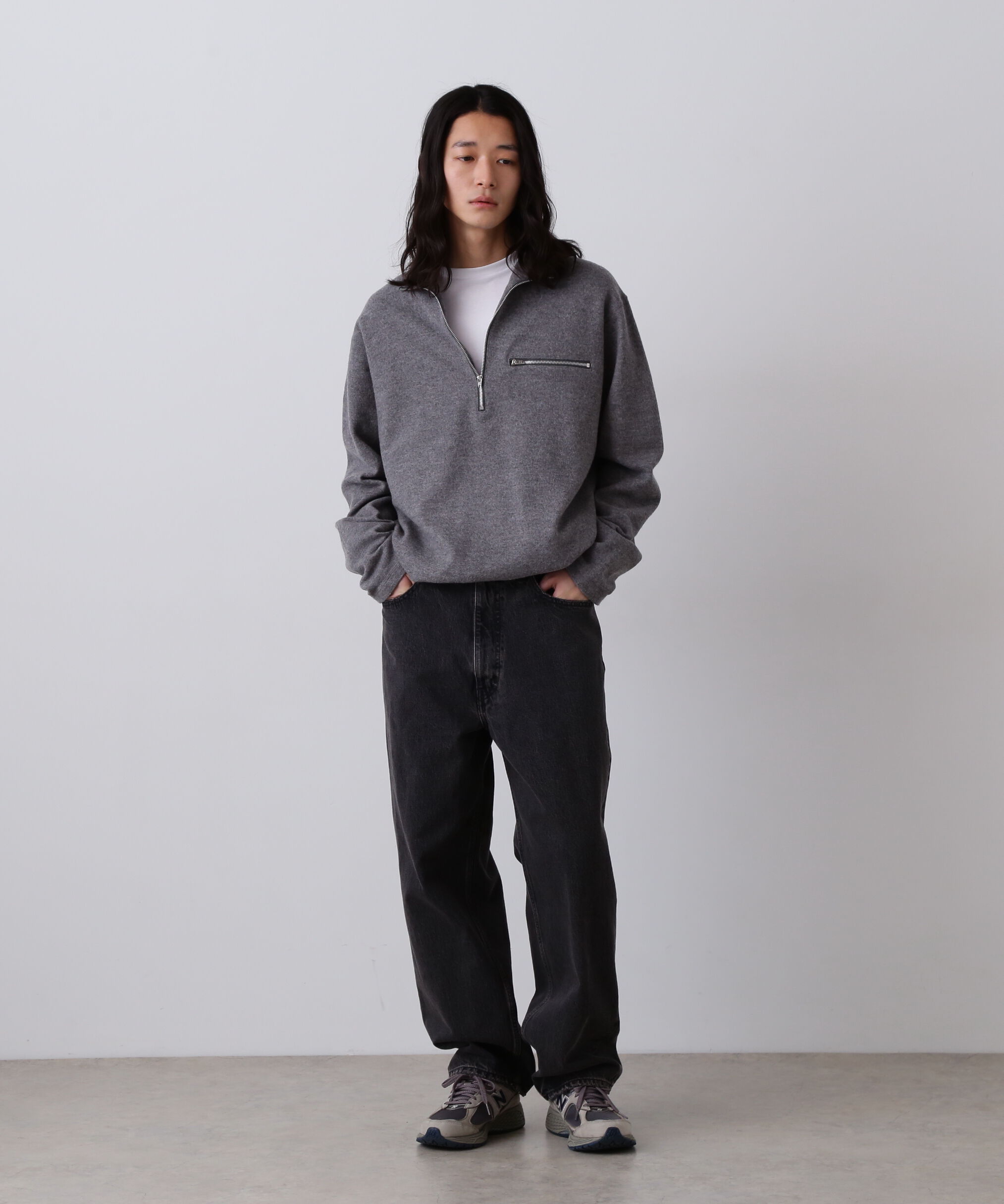 メンズファッションなら|【イレーヴ/YLEVE】 YLEVE / 13.5oz DENIM BAGGY