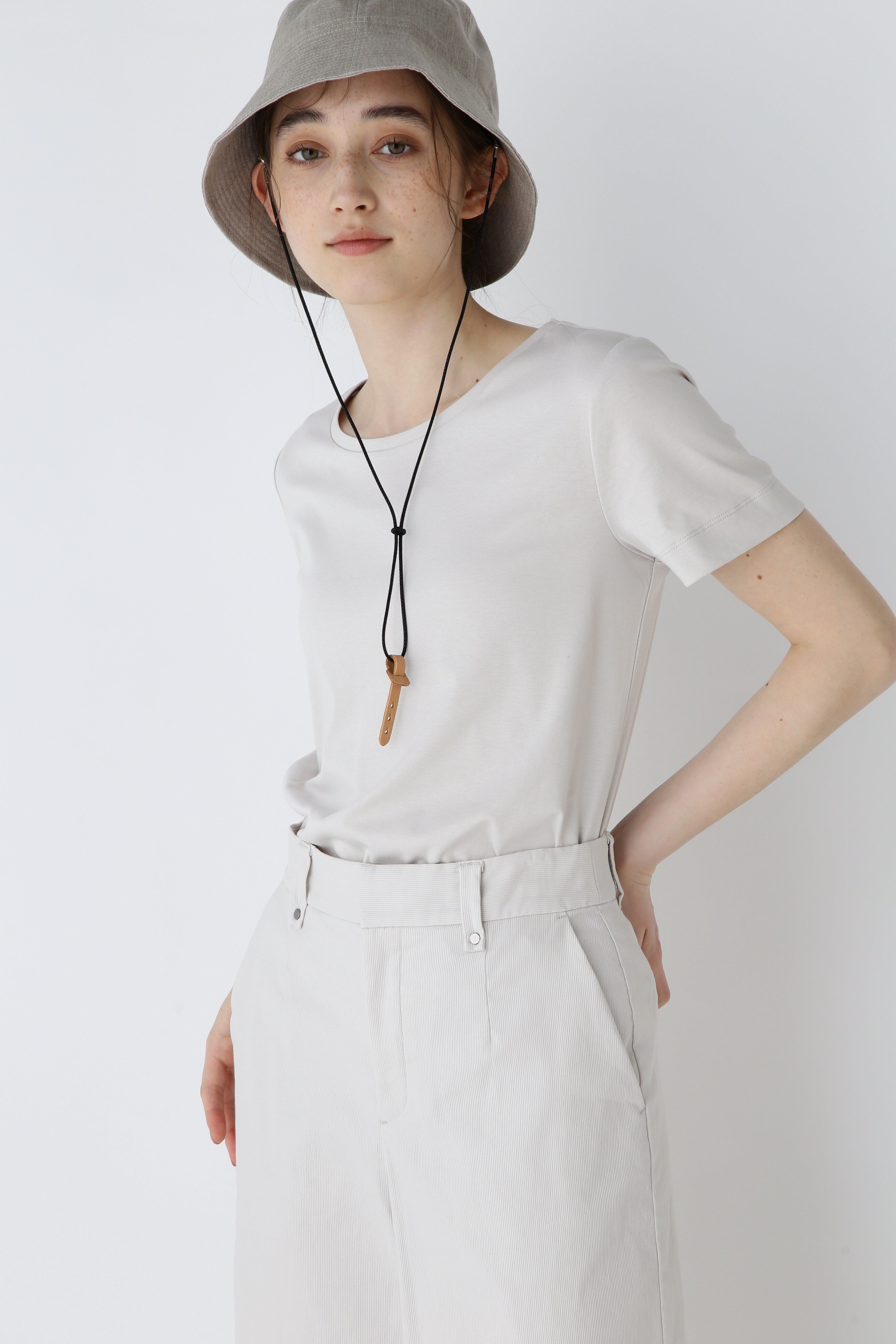 人気メンズファッション|【ヒューマンウーマン/human woman】 ◆オーガニックコットンスムースＴシャツ