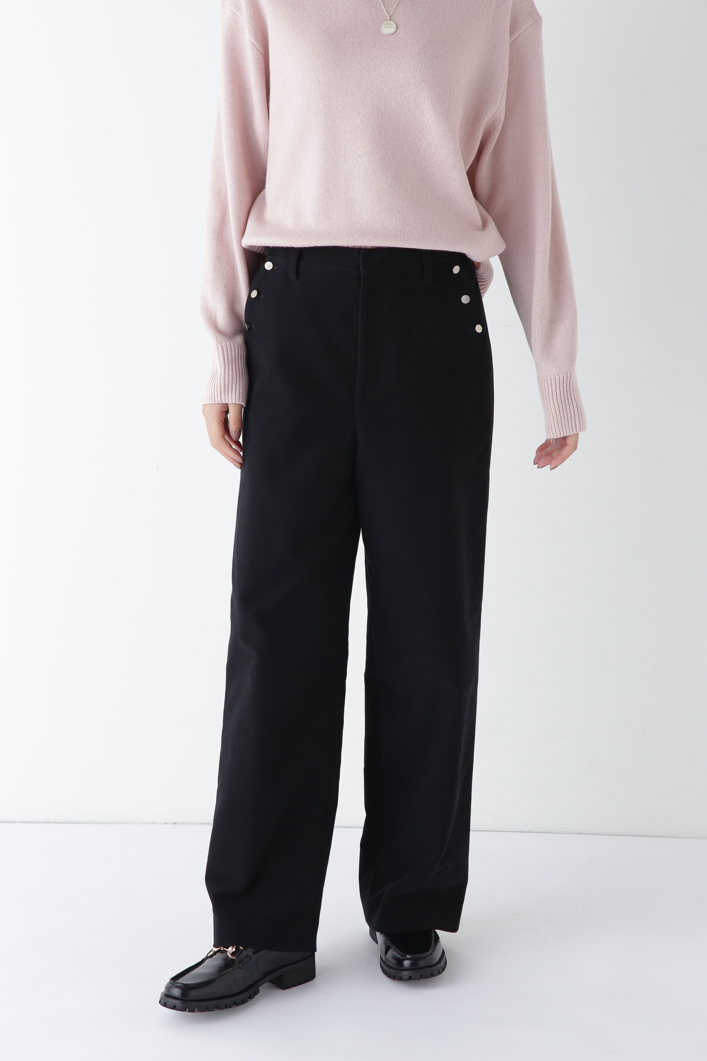 メンズファッションなら|【ヒューマンウーマン/human woman】 ◆リクライドクロスマリン風セミワイドパンツ