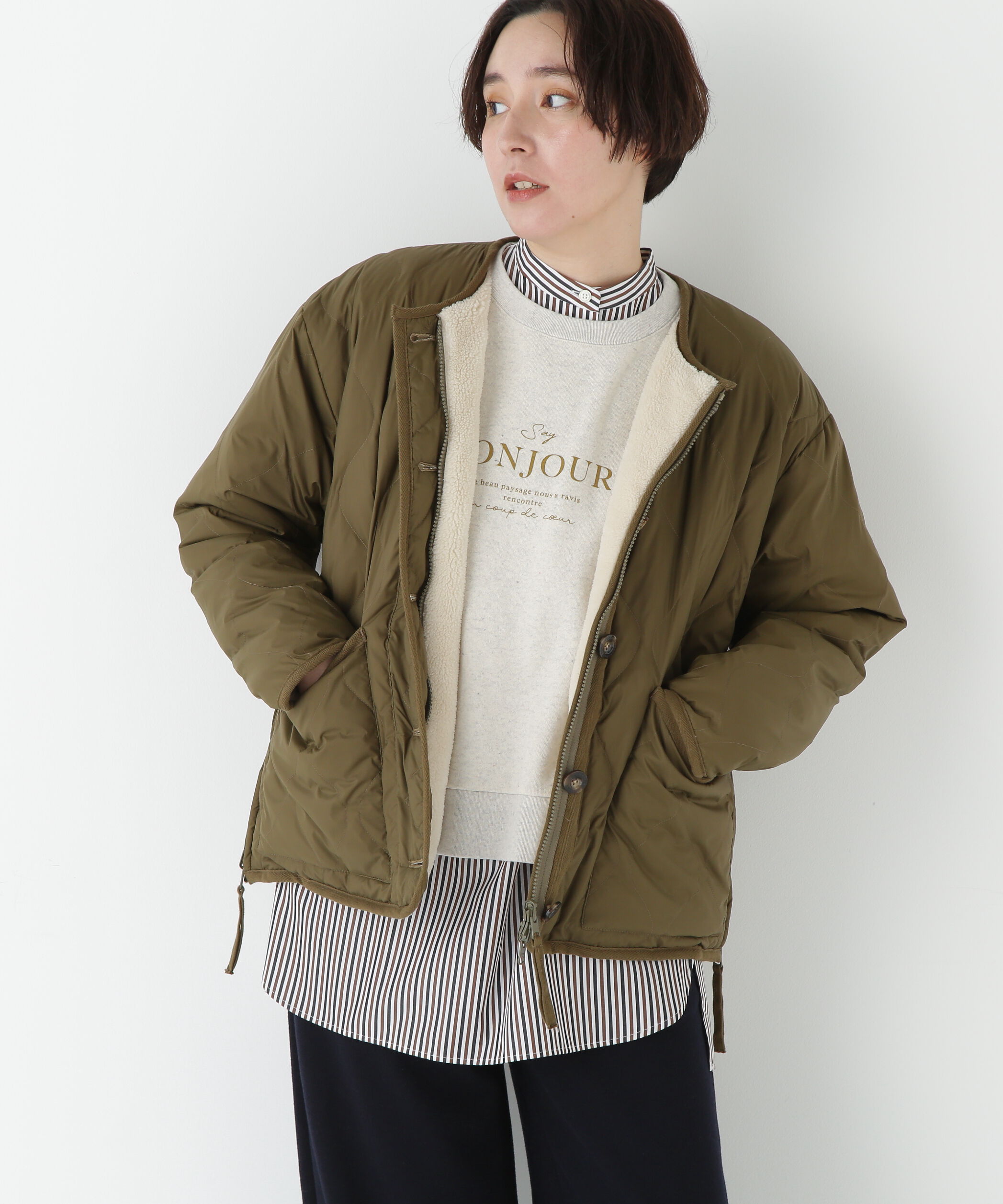 ◇スライバージップジャケット｜ルミネのファッション通販アイルミネ<i