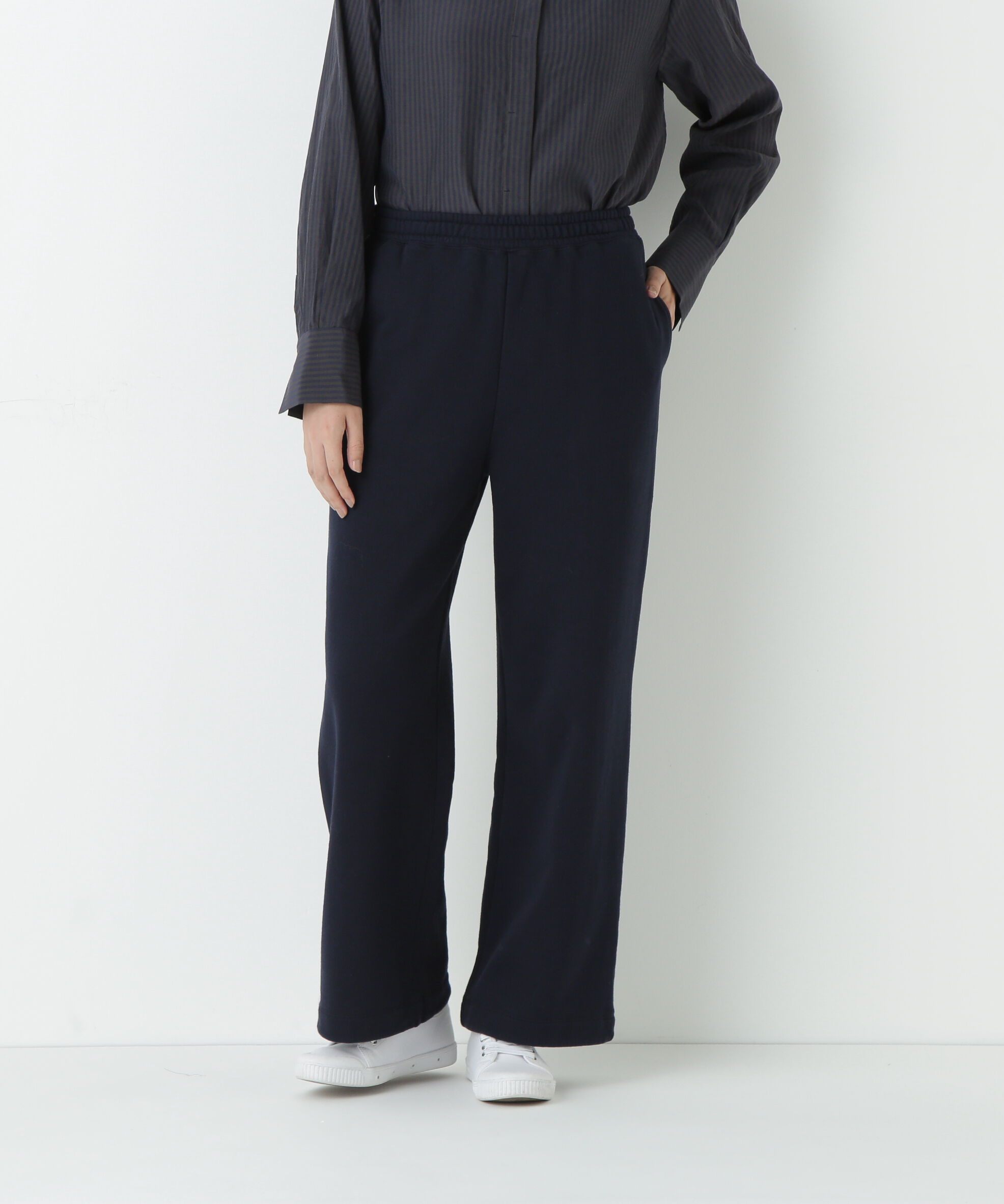 ファッションメンズお薦め|【ヒューマンウーマン/human woman】 裏毛ストレートパンツ